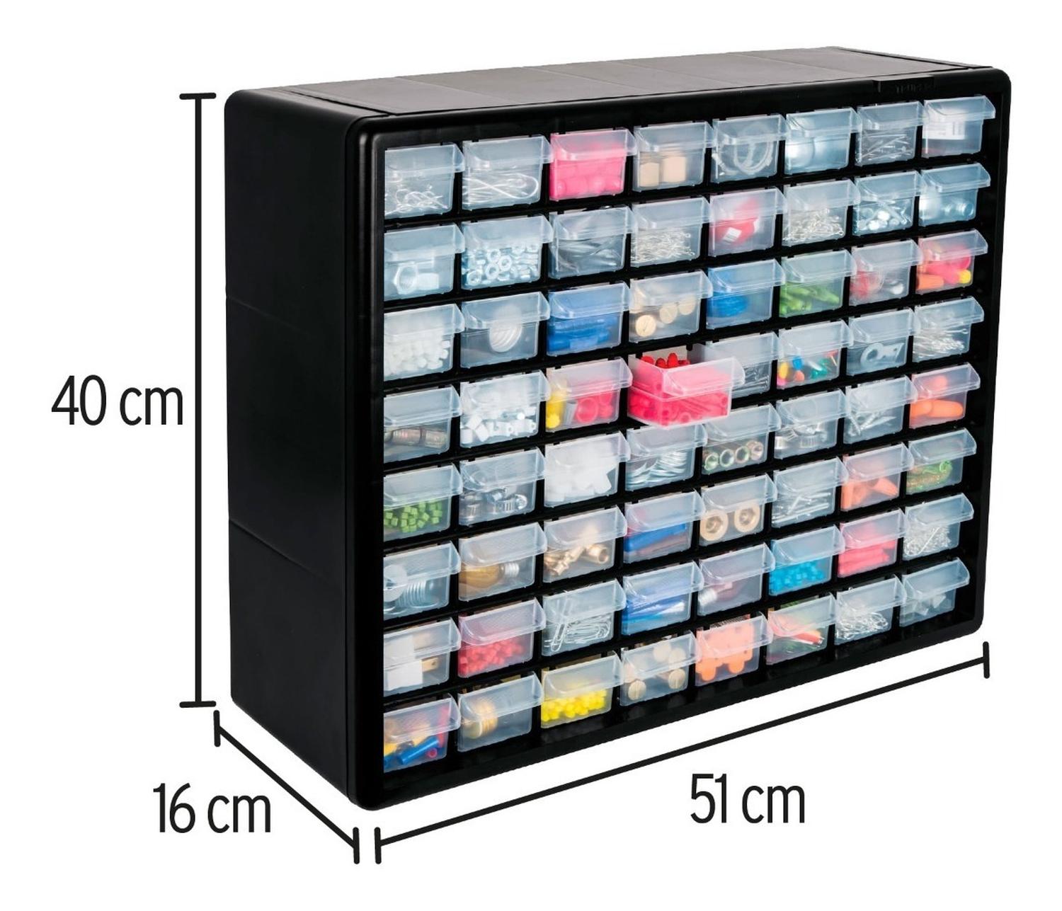 ORGANIZADOR 20 PULGADAS CON 64 COMPARTIMENTOS TRUPER - 3