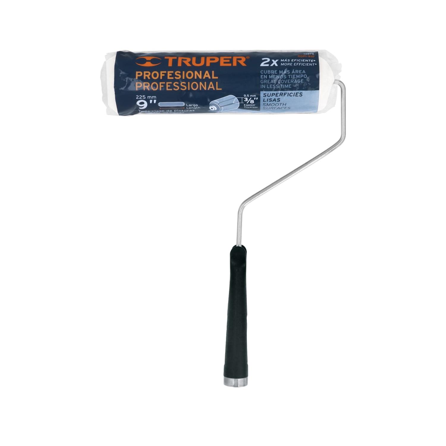 RODILLO PARA PINTAR 9'' X 3/8'' SUPERFICIES LISAS TRUPER - 5