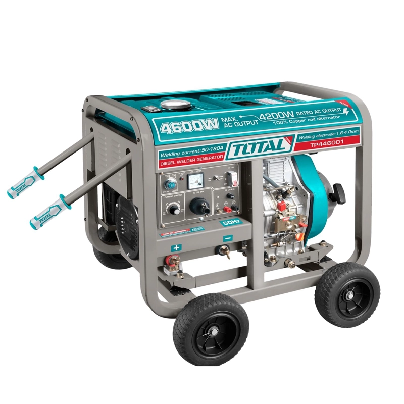 GENERADOR 4600W + SOLDADORA 180AMP DIESEL TOTAL - 1