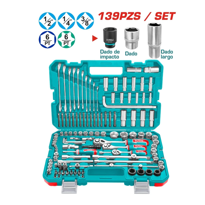 SET DE HERRAMIENTAS COMBINADAS 139PCS TOTAL - 2