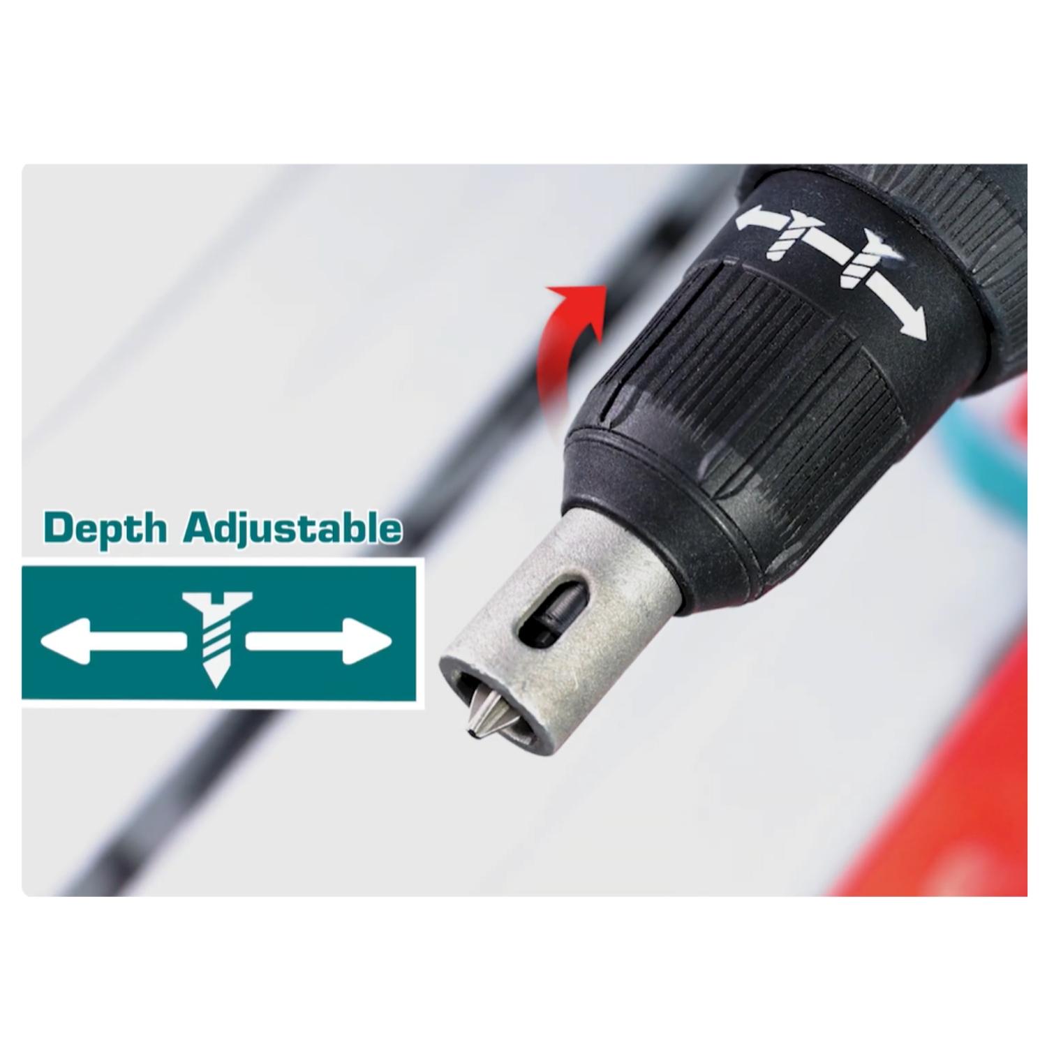 ATORNILLADOR PARA DRYWALL 1/4' 30NM + BATERIAS 20V TOTAL - 5