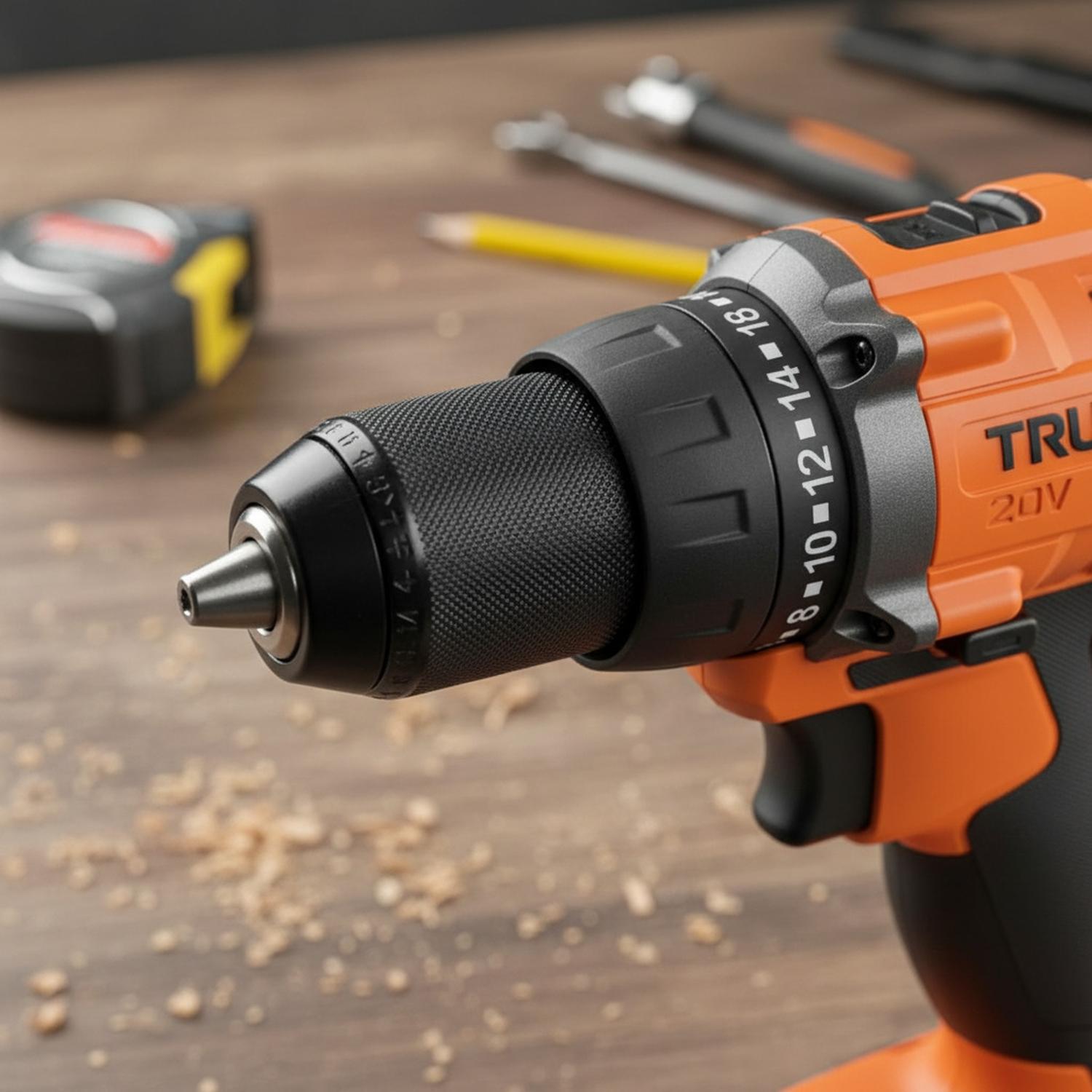 TALADRO ATORNILLADOR 20V + 2 BATERIAS 2AH + CARGADOR TRUPER - 8