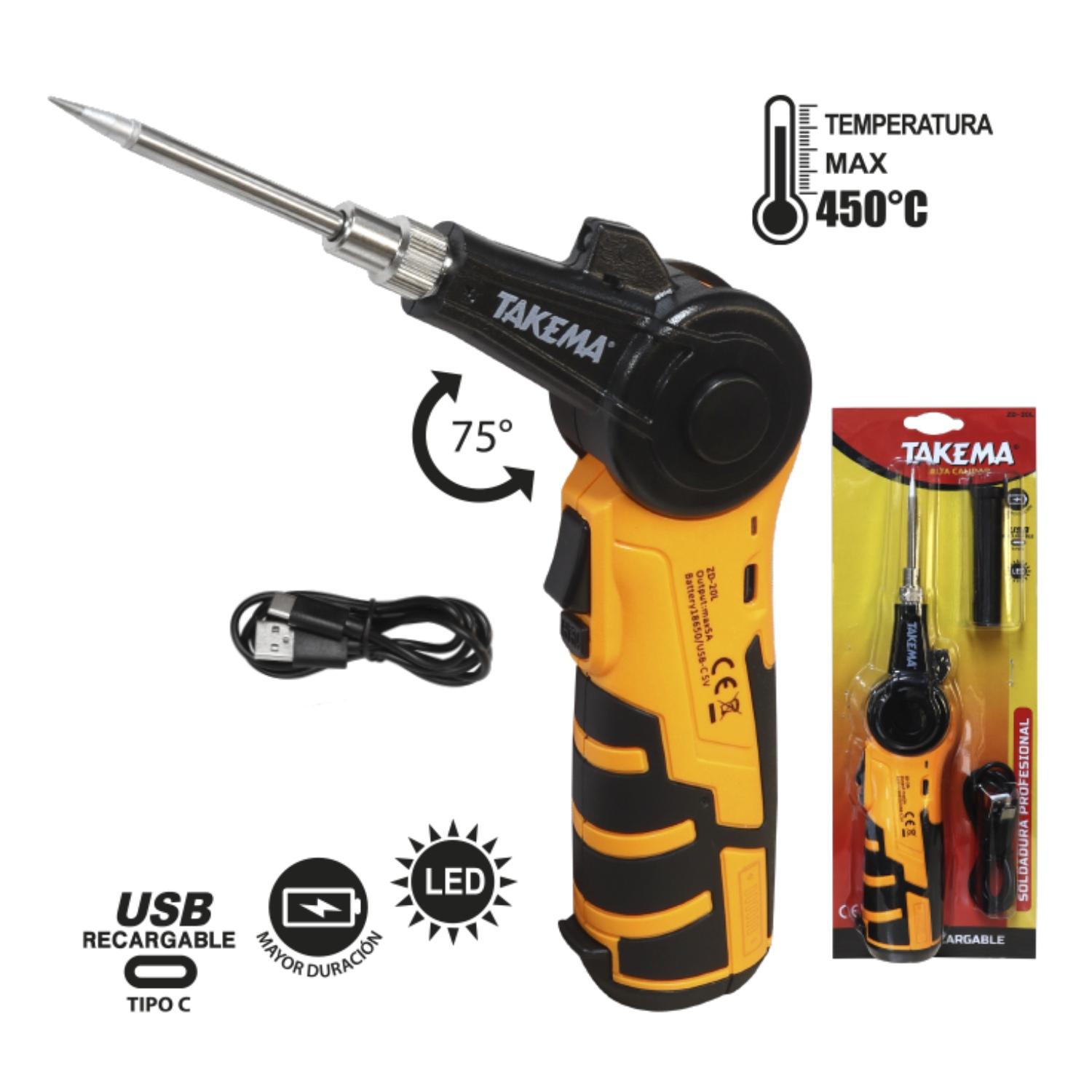 CAUTIN RECARGABLE TIPO C 16W TAKEMA - 5