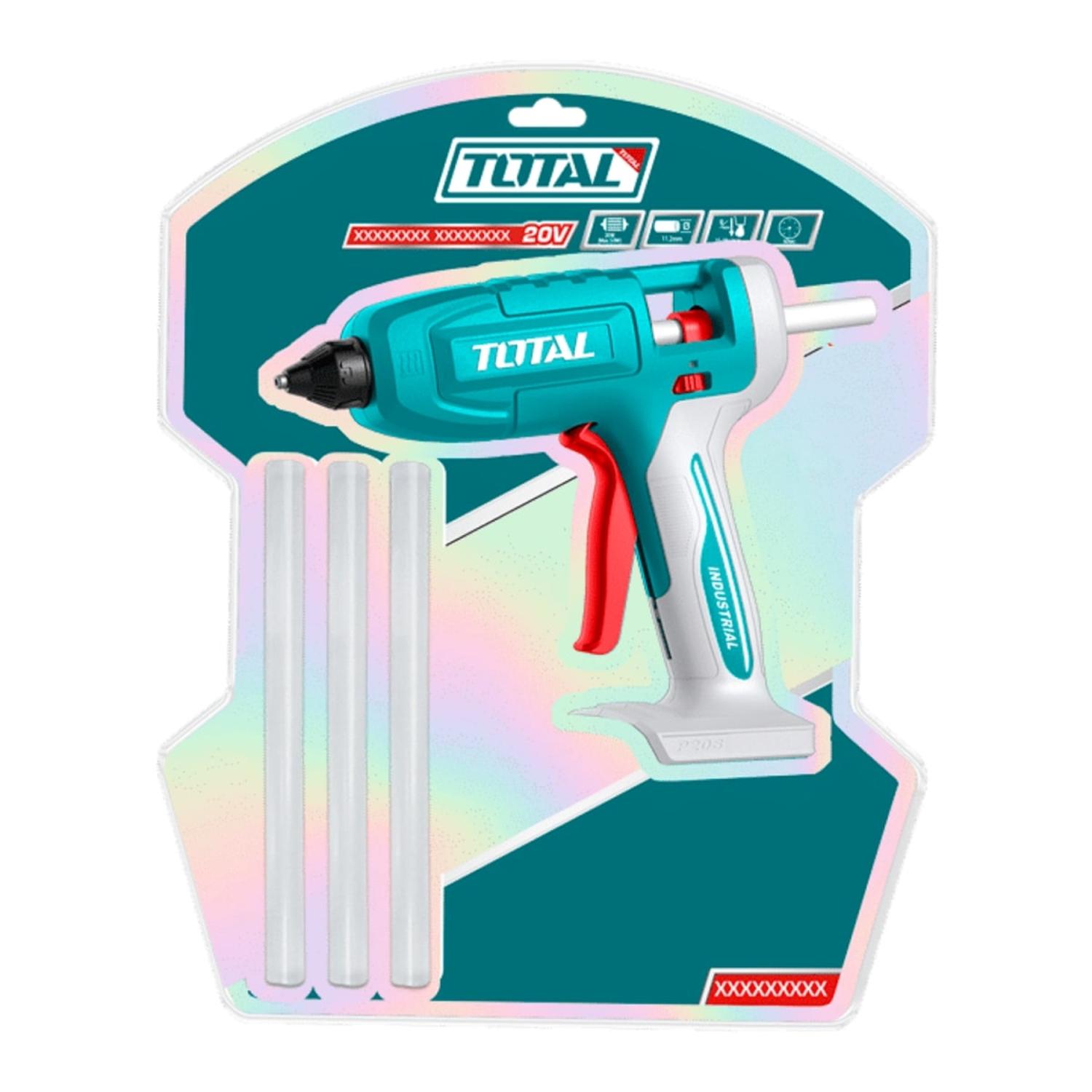PISTOLA DE SILICONA 20V NO INCLUYE BATERIA NI CARGADOR TOTAL - 7