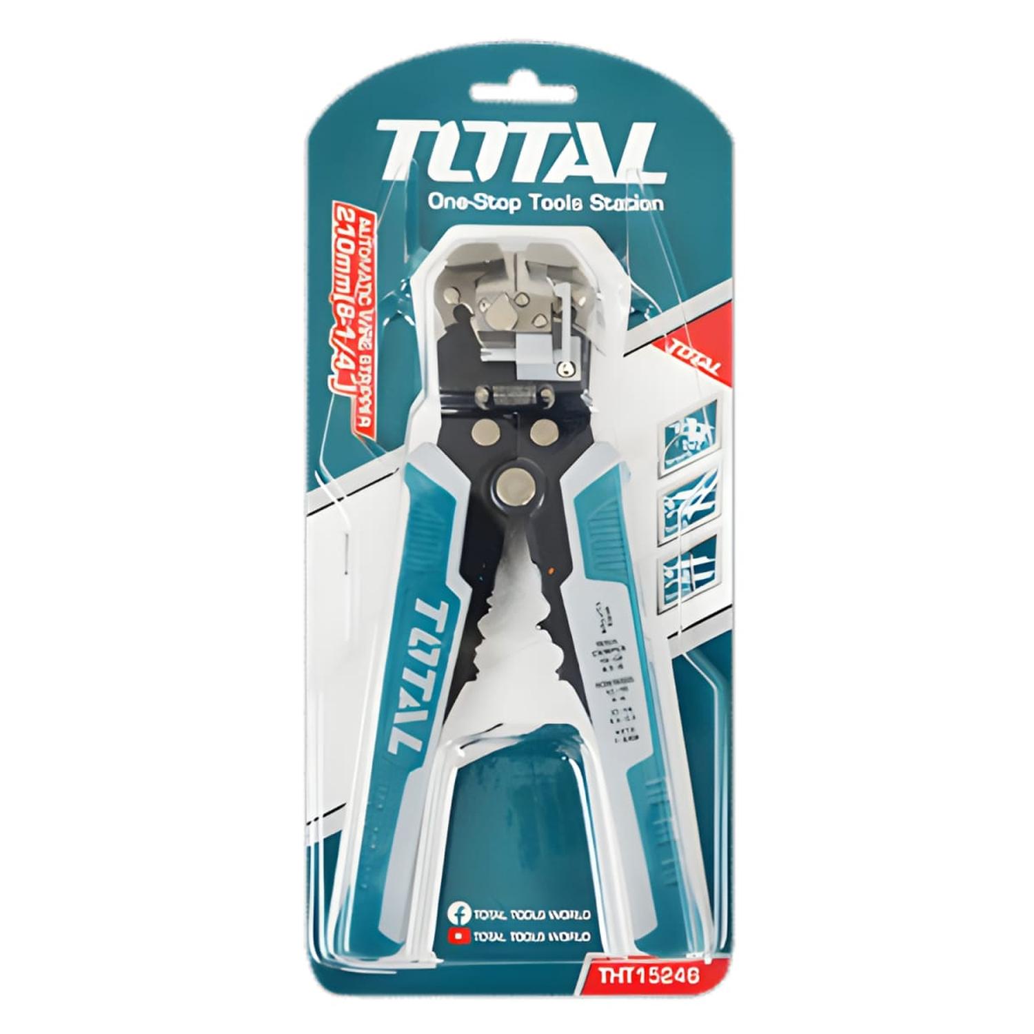 ALICATE PELACABLE AUTOMATICO 3 EN 1 TOTAL - 3