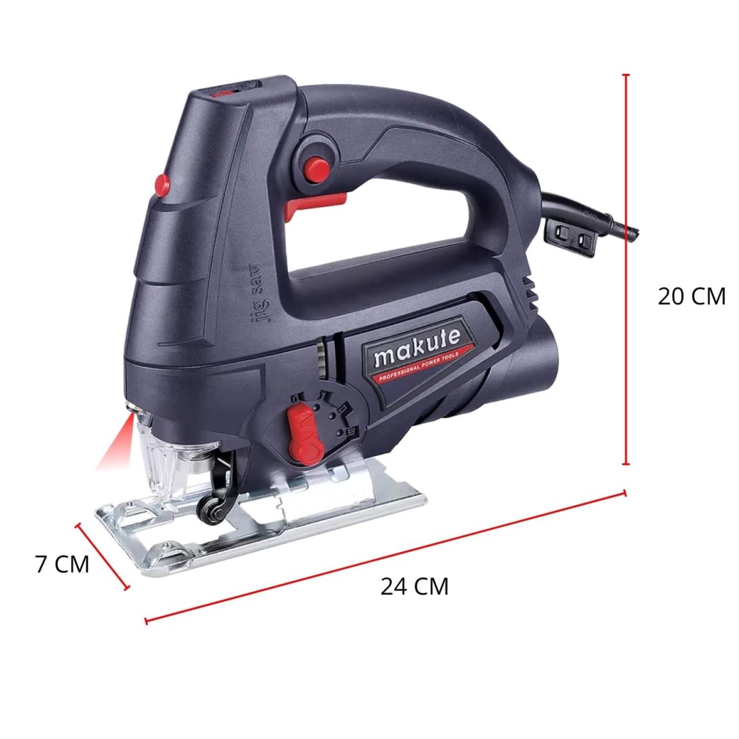 SIERRA INGLETADORA 2000W + SIERRA CALADORA + SOPLADORA Y ASPIRADORA MAKUTE - 8