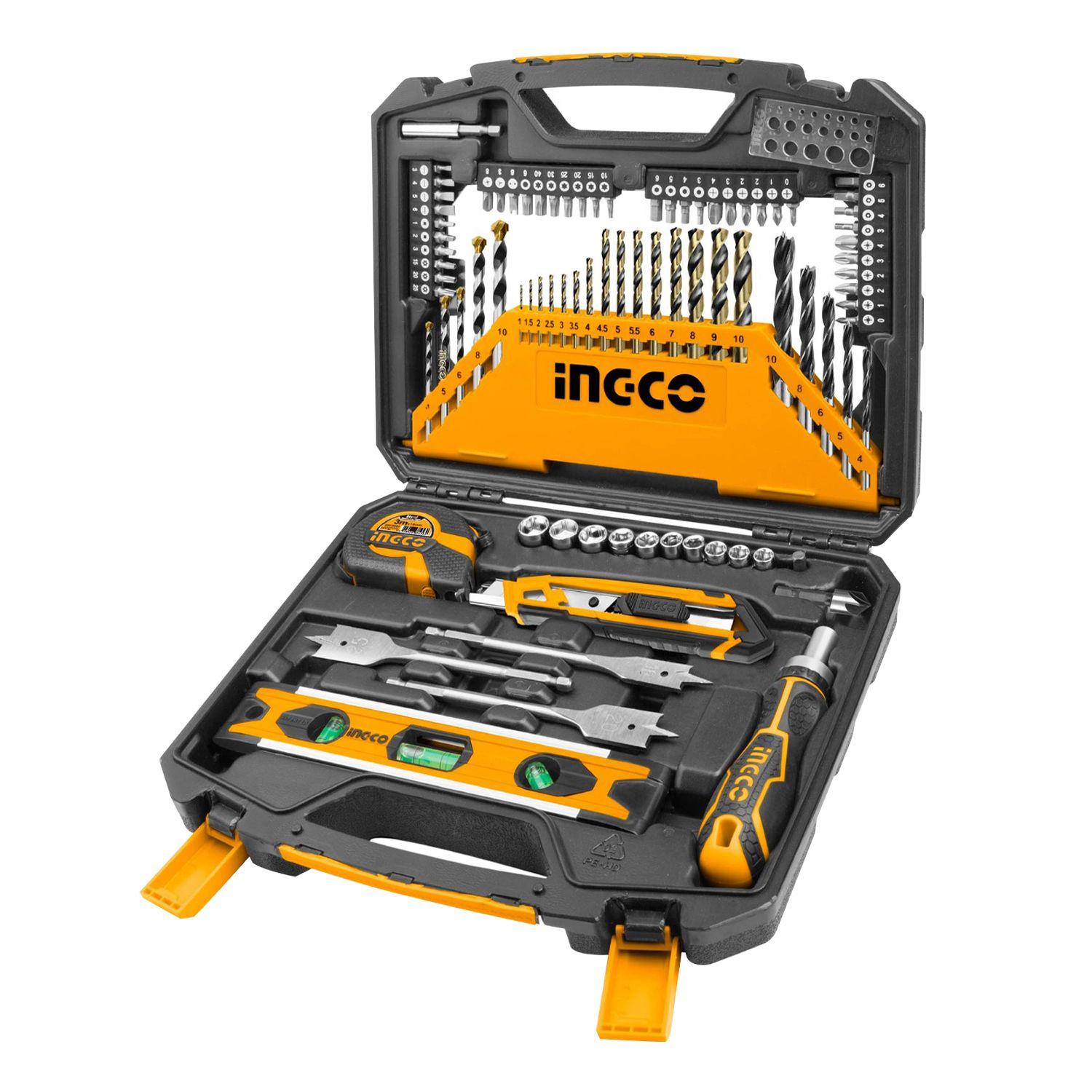 TALADRO 12V + 86 HERRAMIENTAS INGCO - 8