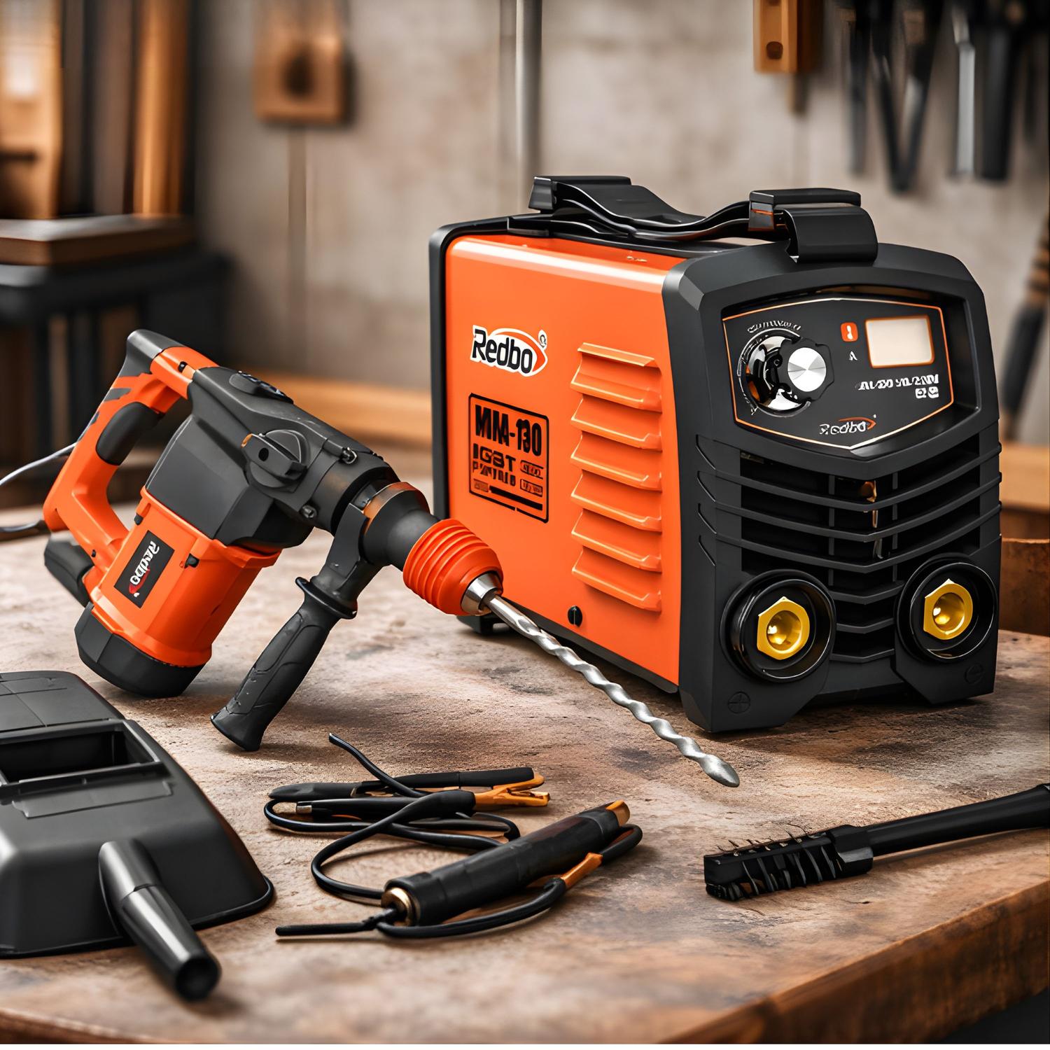 ROTORMARTILLO 1100W + SOLDADORA 130A REDBO - 2