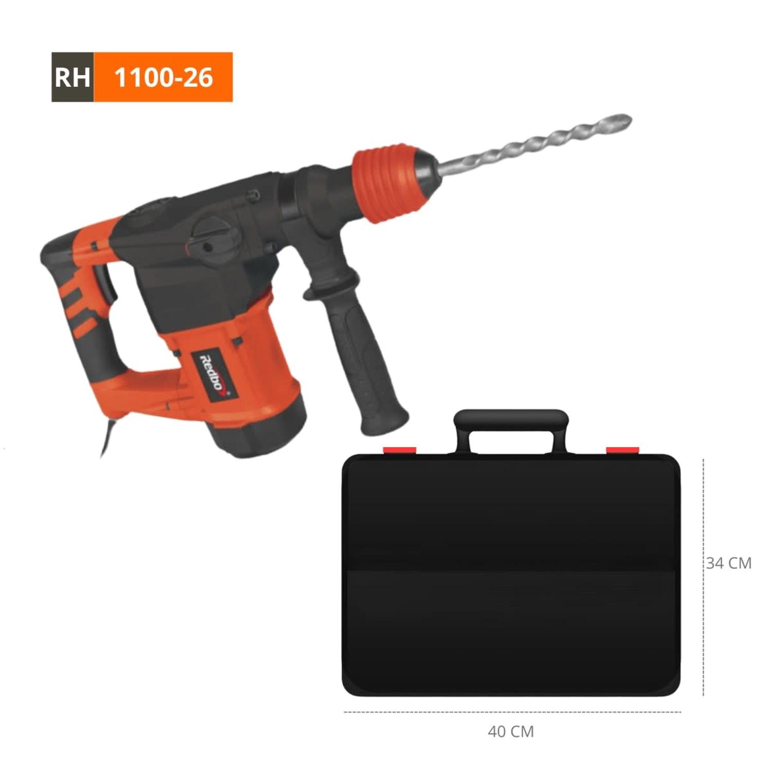 ROTORMARTILLO 1100W + SOLDADORA 130A REDBO - 7