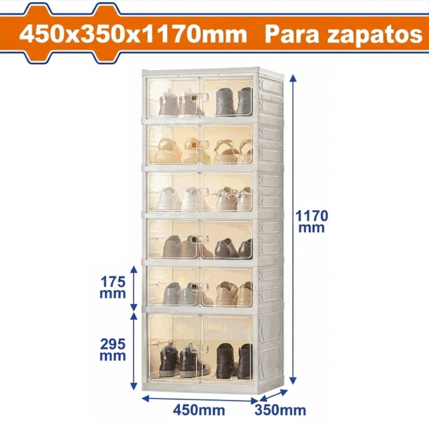 ARMARIO PLEGABLE PARA ZAPATOS WADFOW - 4