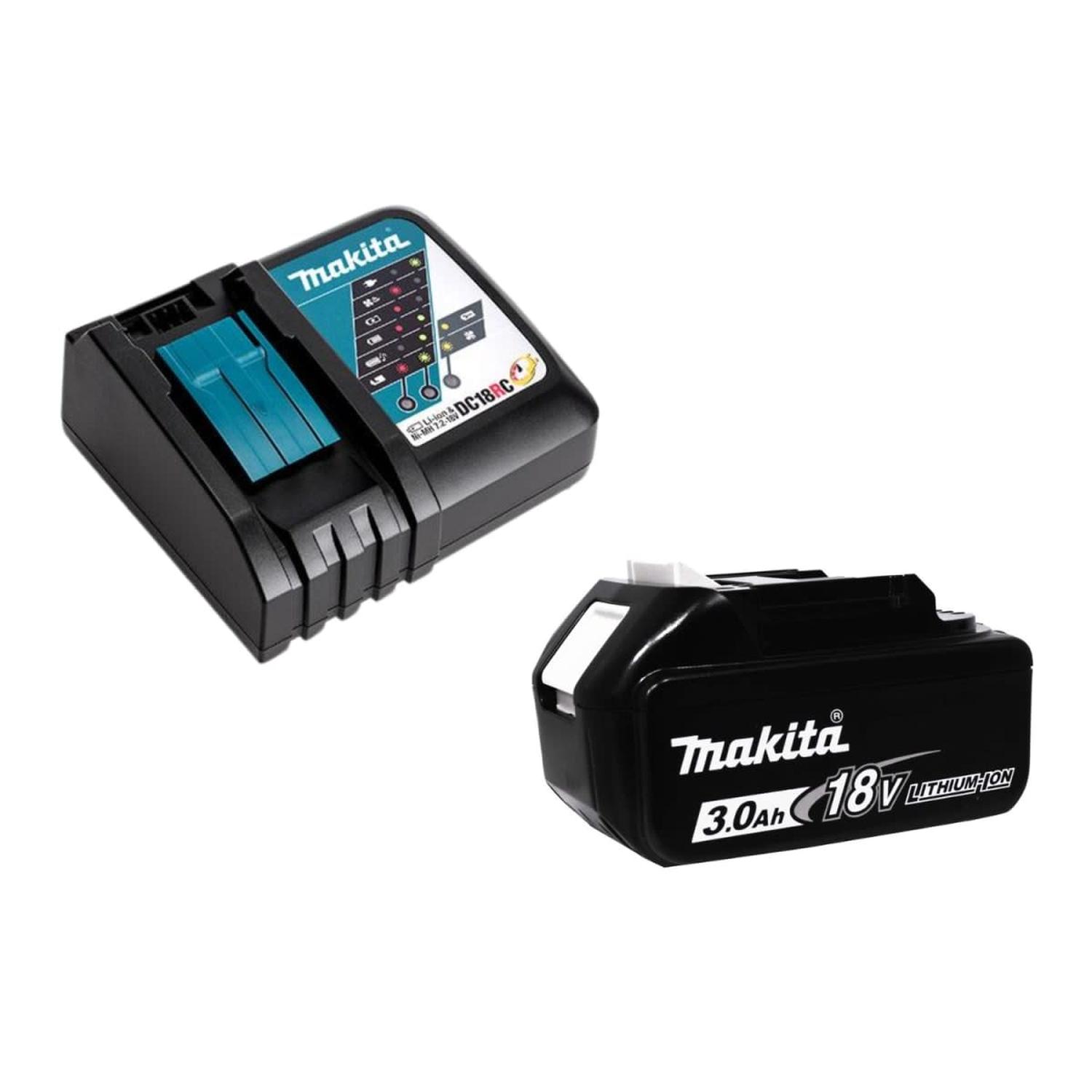 TALADRO PERCUTOR 18V + BATERIA 3AH + 29 ACCESORIOS MAKITA - 6