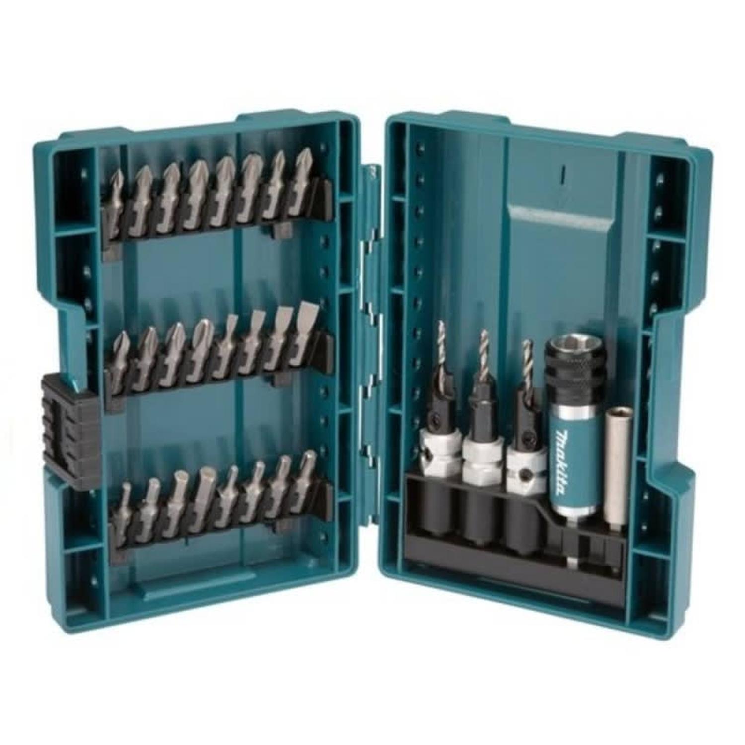 TALADRO PERCUTOR 18V + BATERIA 3AH + 29 ACCESORIOS MAKITA - 7