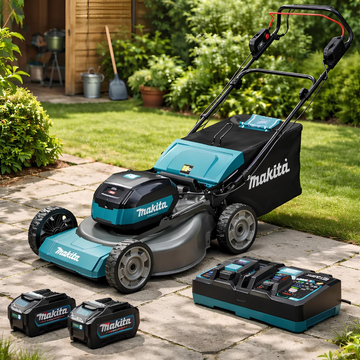 CORTACESPED 21' 40V XGT 70L + 2 BATERIAS 5AH MAKITA - 2