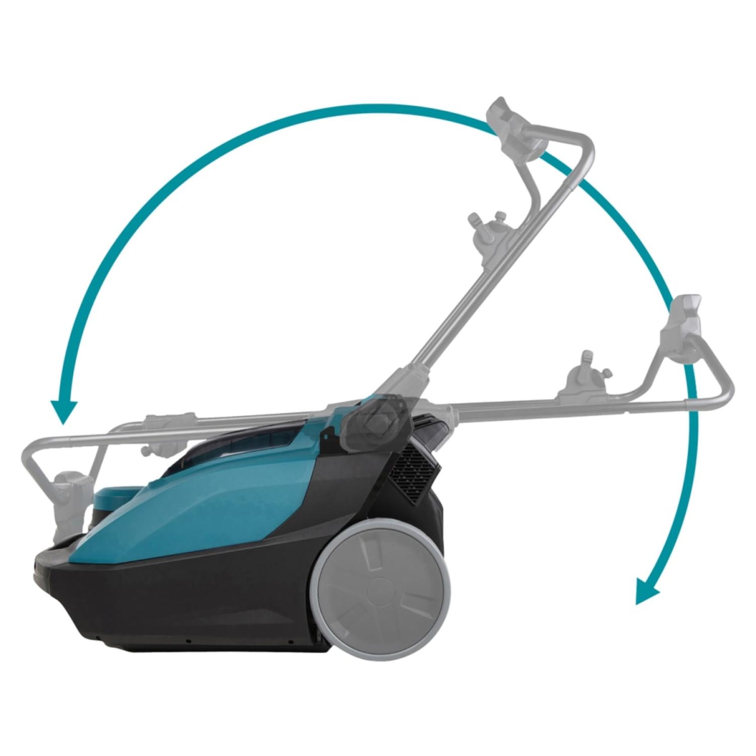 BARREDORA ASPIRADORA 40V XGT + 2 BATERIAS 5AH MAKITA - 6