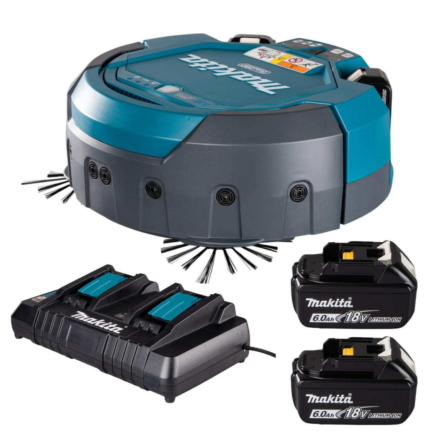 ASPIRADORA ROBOT 18V LXT + 2 BATERIAS 6AH MAKITA - 1