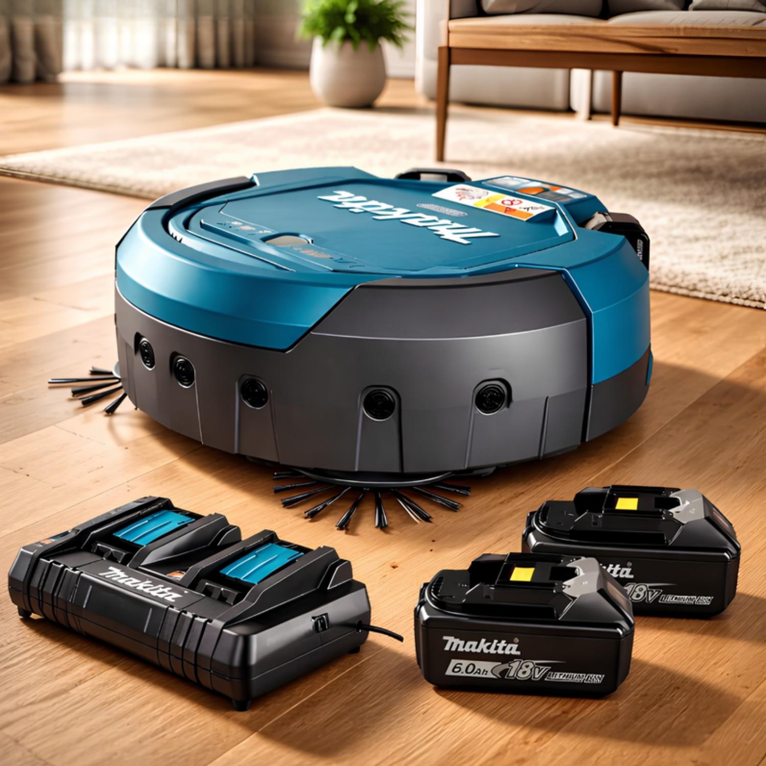 ASPIRADORA ROBOT 18V LXT + 2 BATERIAS 6AH MAKITA - 2