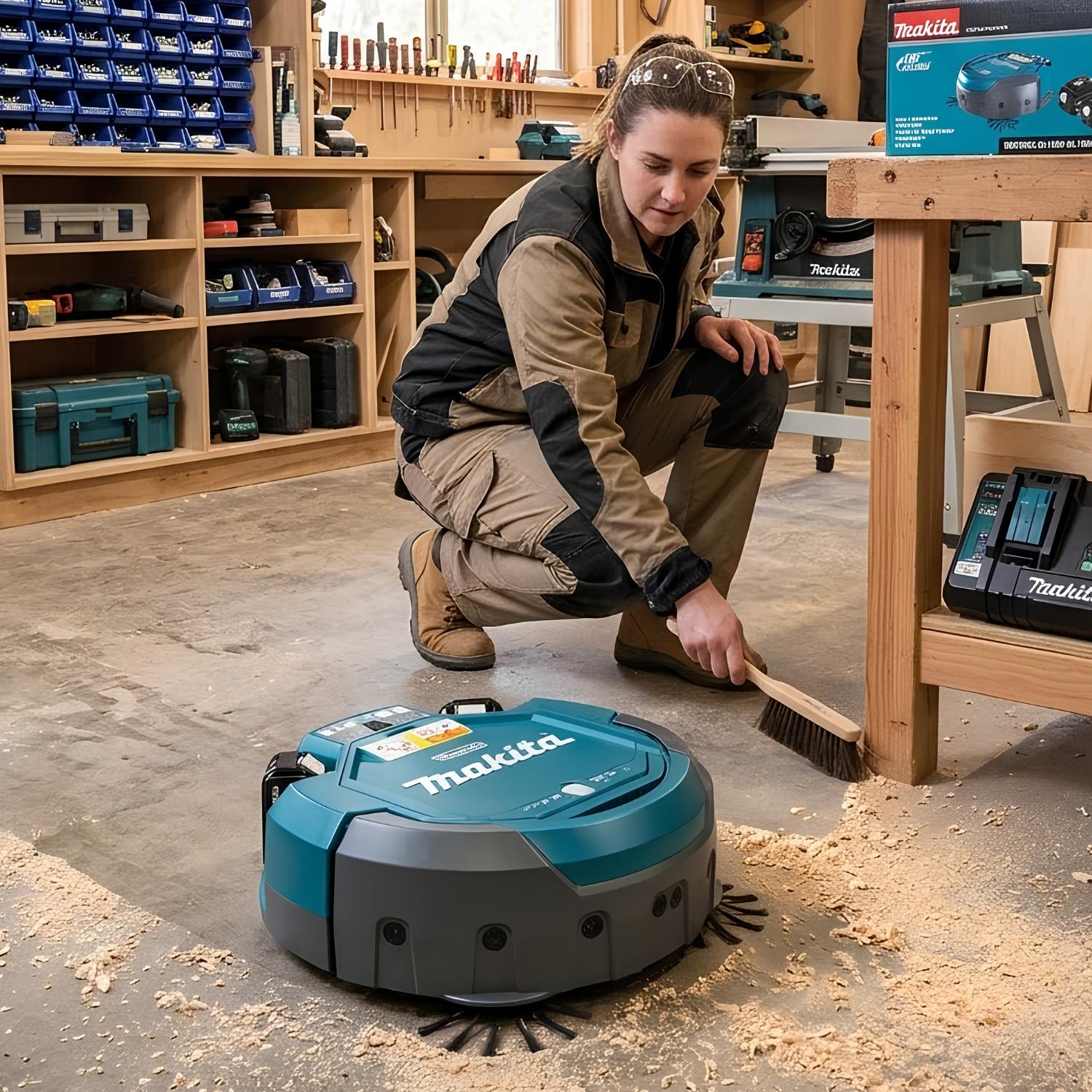 ASPIRADORA ROBOT 18V LXT + 2 BATERIAS 6AH MAKITA - 3
