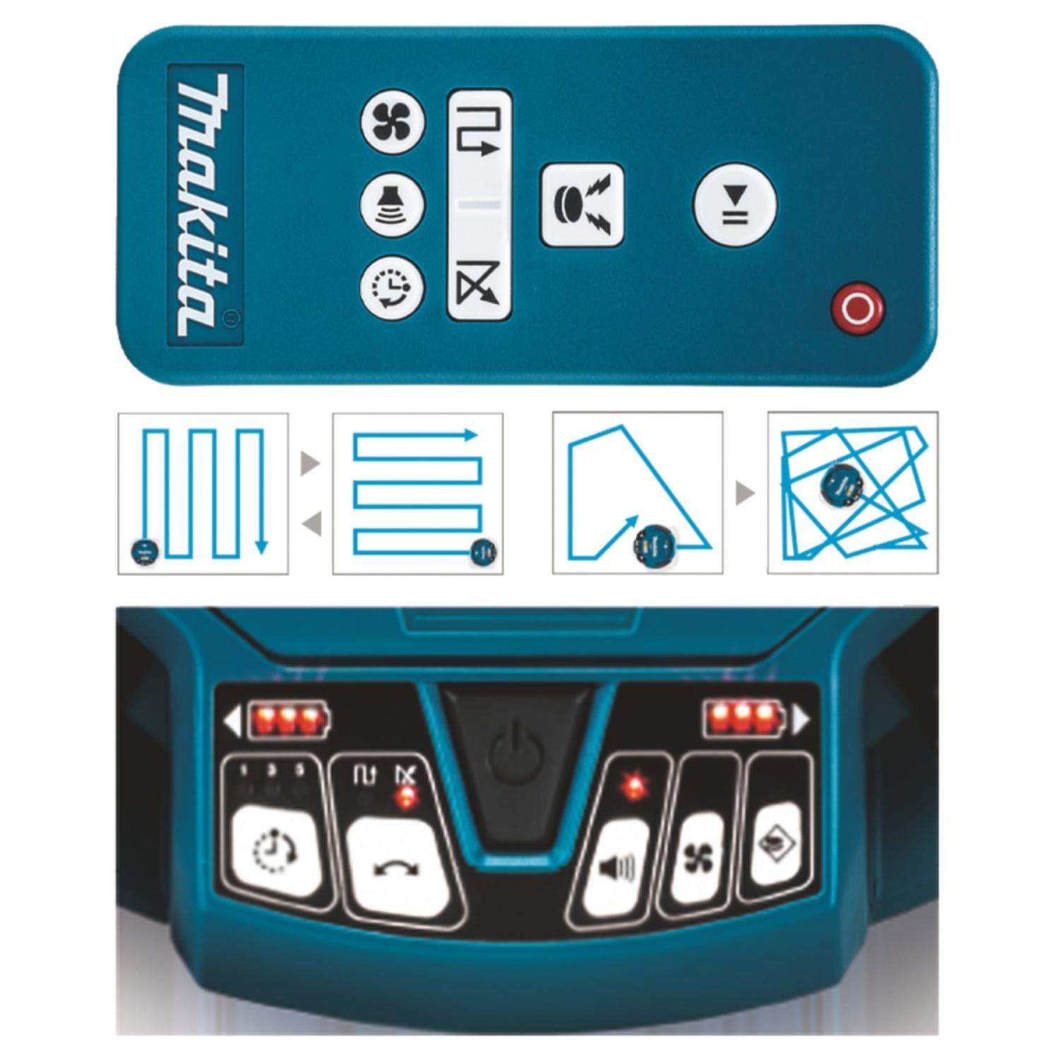 ASPIRADORA ROBOT 18V LXT + 2 BATERIAS 6AH MAKITA - 6