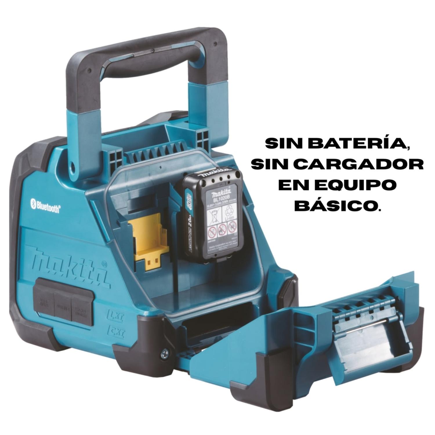 PARLANTE BUETOOTH 12V 18V XPT USB AUX BARETOOL MAKITA - 4