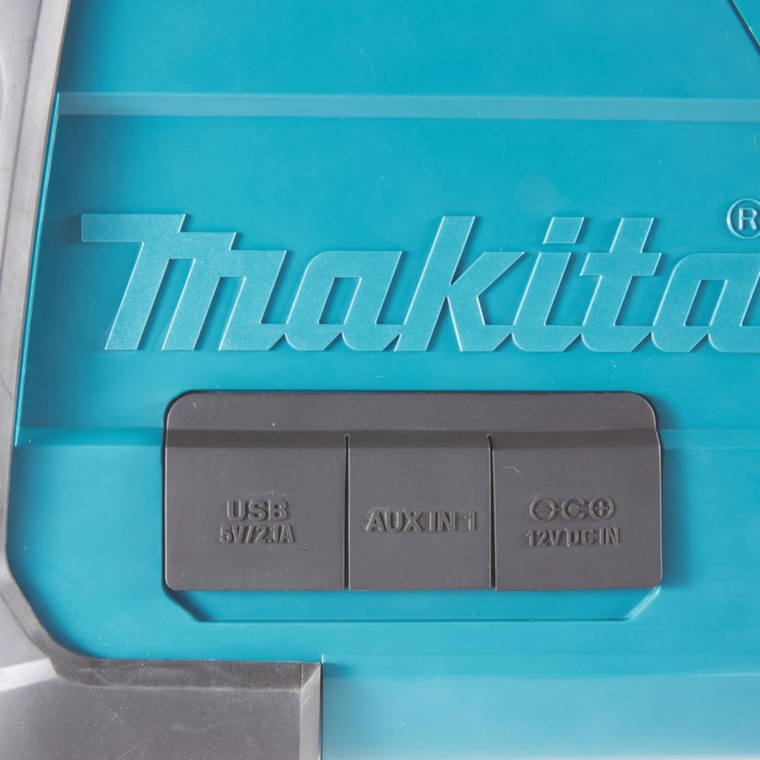 PARLANTE BUETOOTH 12V 18V XPT USB AUX BARETOOL MAKITA - 5