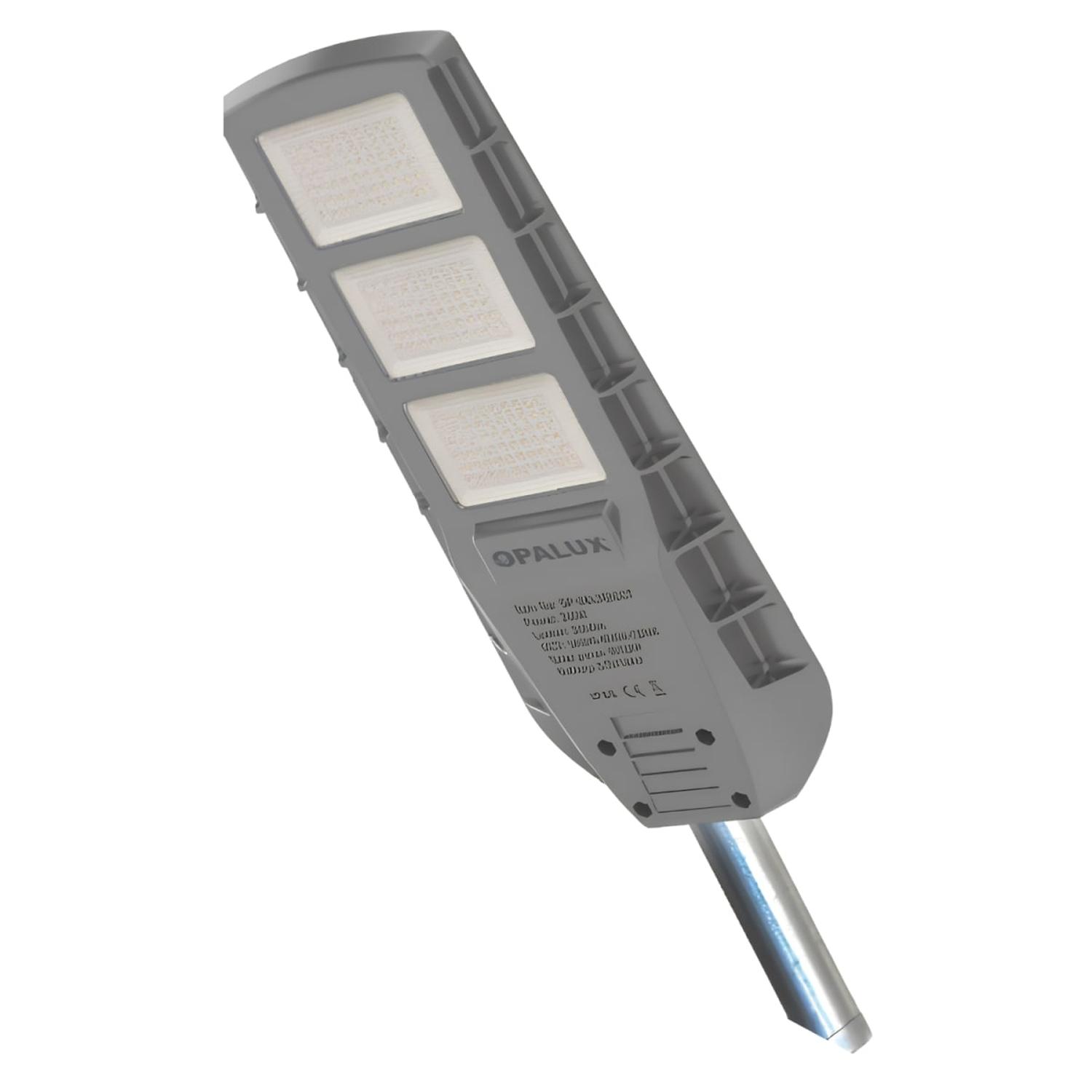 LUMINARIA SOLAR LED PASTORAL CON SENSOR RADAR Y FOTOCELDA 300W TRICOLOR OPALUX - 1