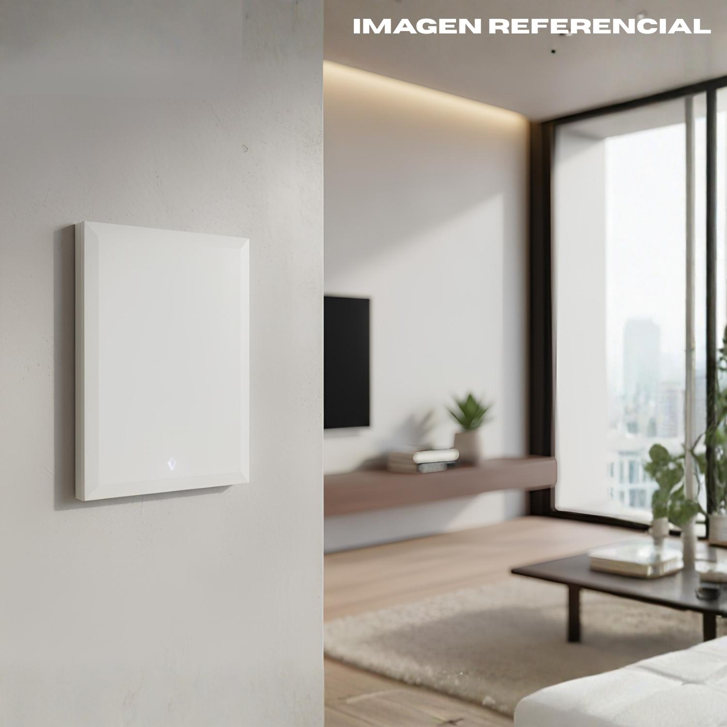 INTERRUPTOR SIMPLE INTELIGENTE SMART WIFI COLOR BLANCO OPALUX - 2
