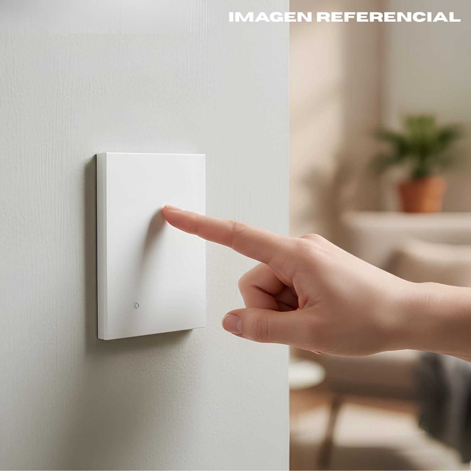 INTERRUPTOR SIMPLE INTELIGENTE SMART WIFI COLOR BLANCO OPALUX - 3