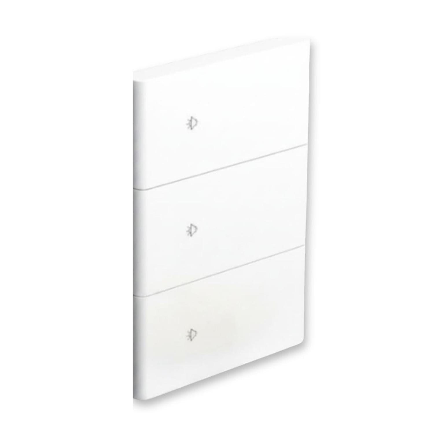 INTERRUPTOR TRIPLE INTELIGENTE SMART WIFI COLOR BLANCO OPALUX - 1