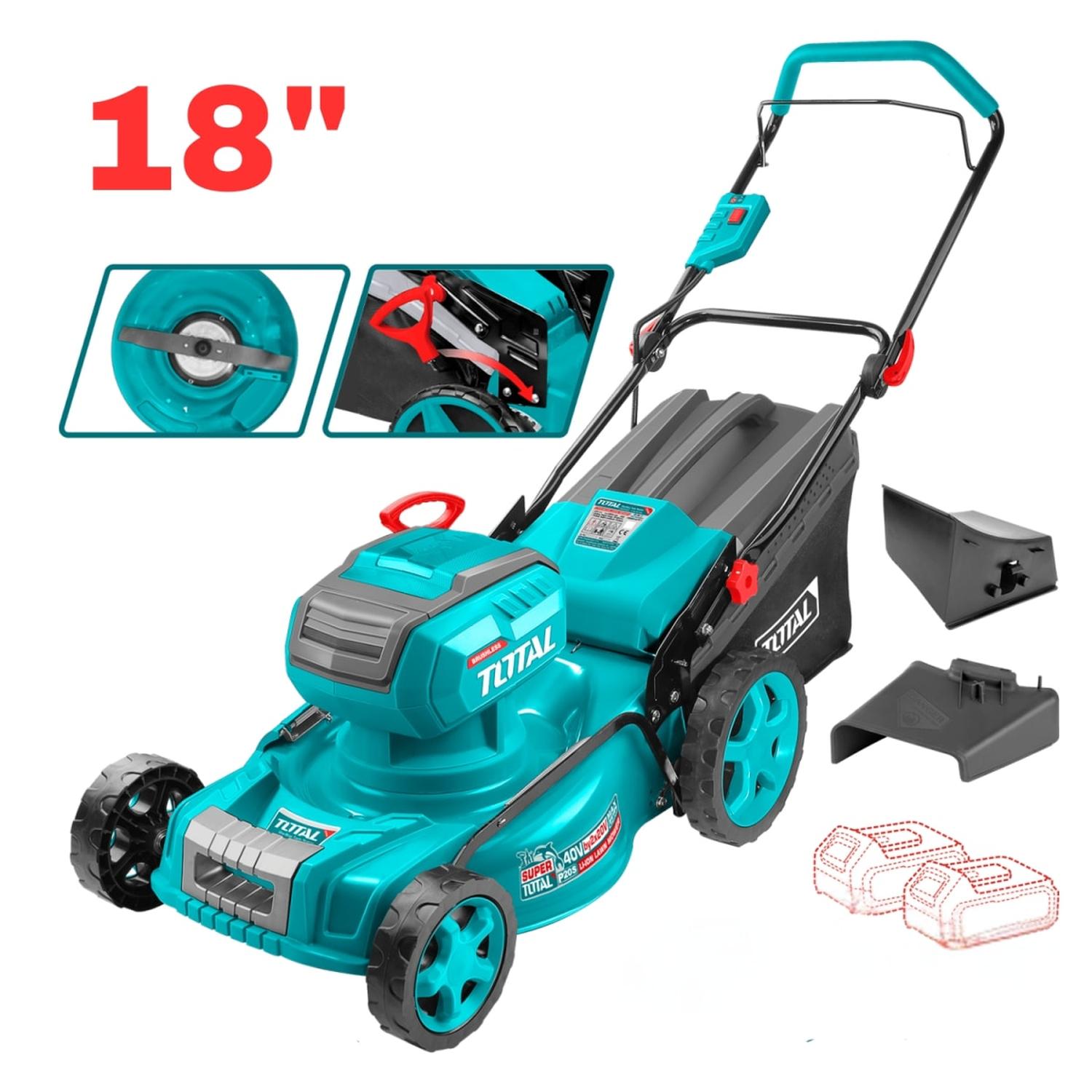 CORTADOR DE GRAS CÉSPED 18' INALÁMBRICO (EQUIPO SOLO) 40V TOTAL - 5
