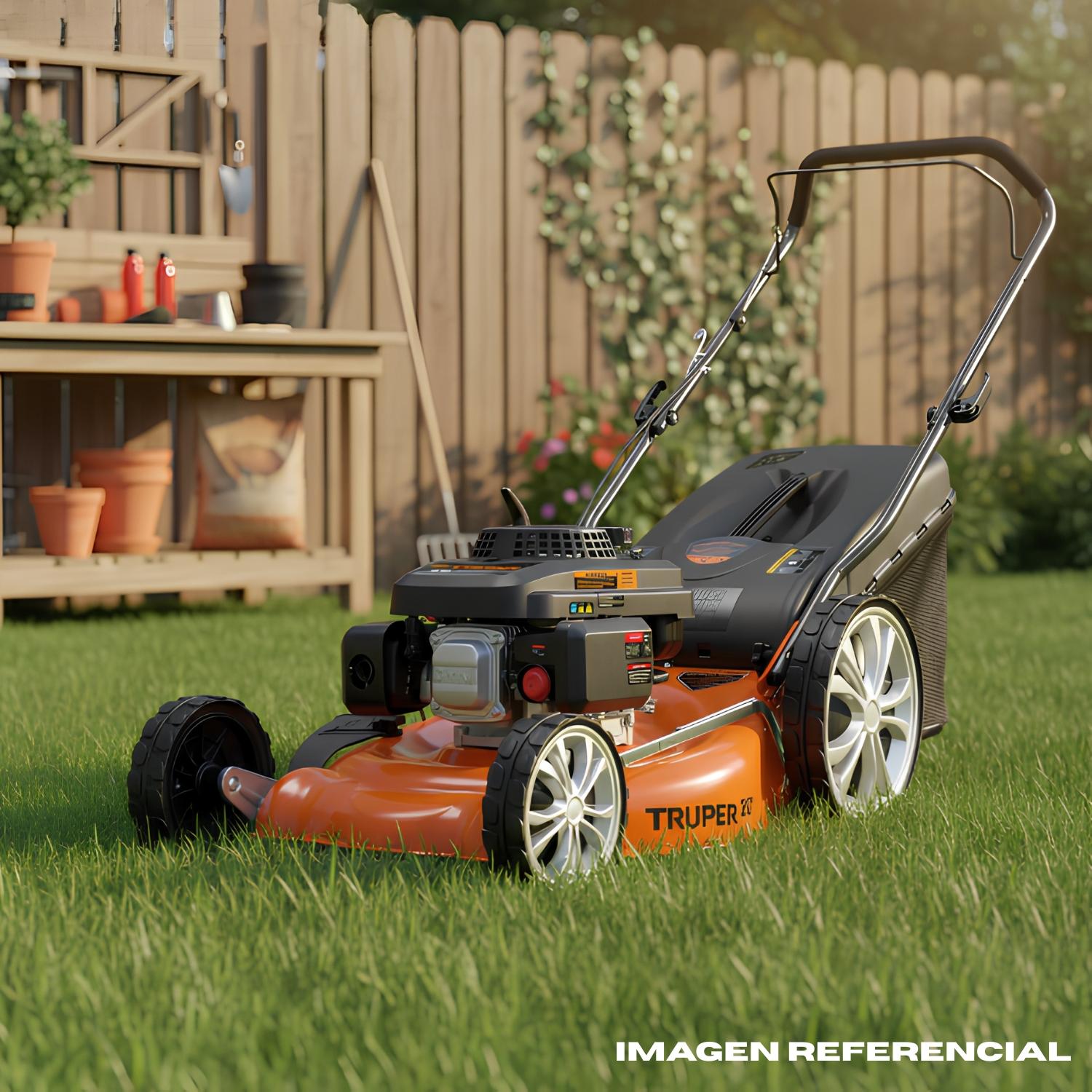 PODADORA CON MOTOR A GASOLINA DE 5 HP 20' DE CORTE TRUPER - 2
