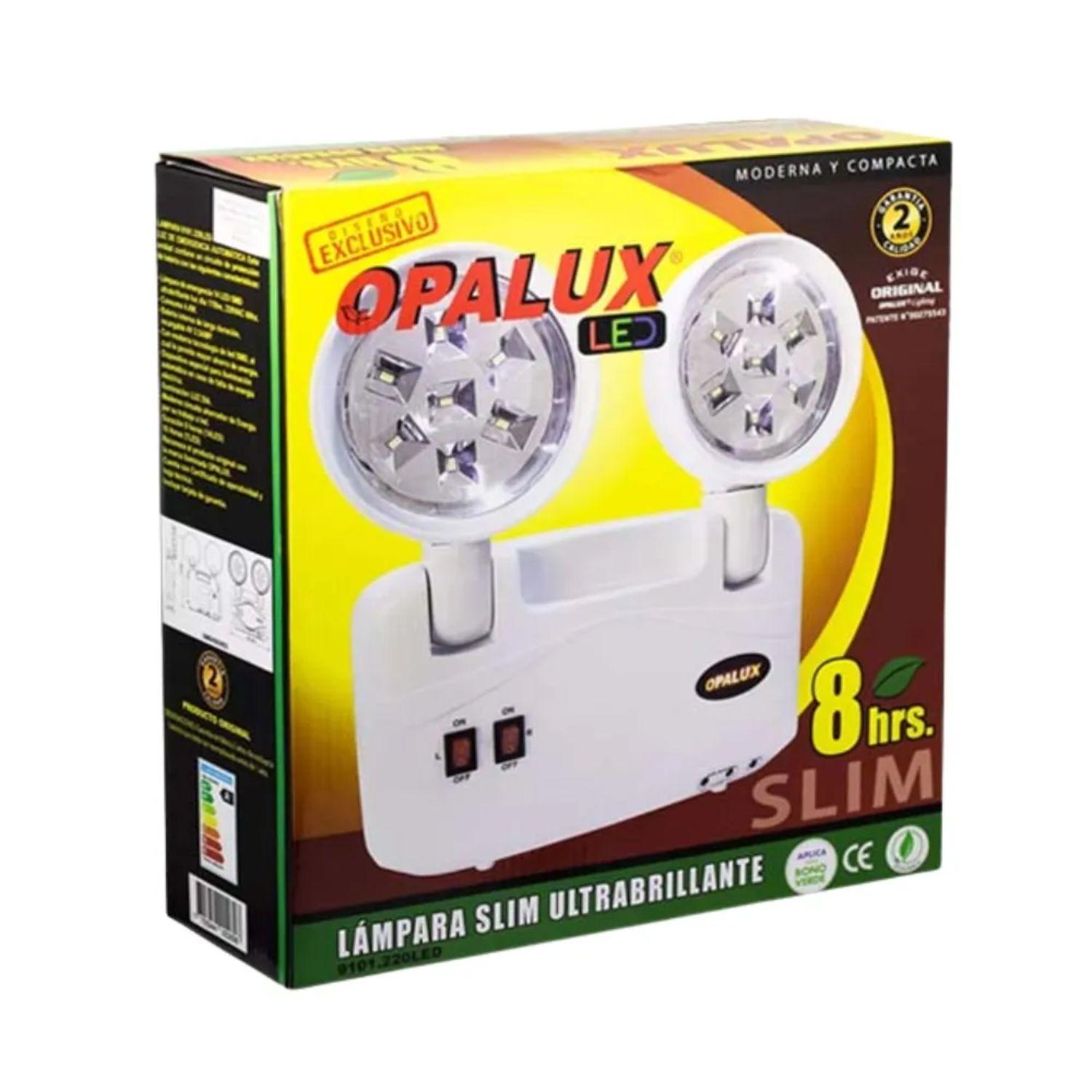 LAMPARA DE EMERGENCIA 14 LED OPALUX - 5