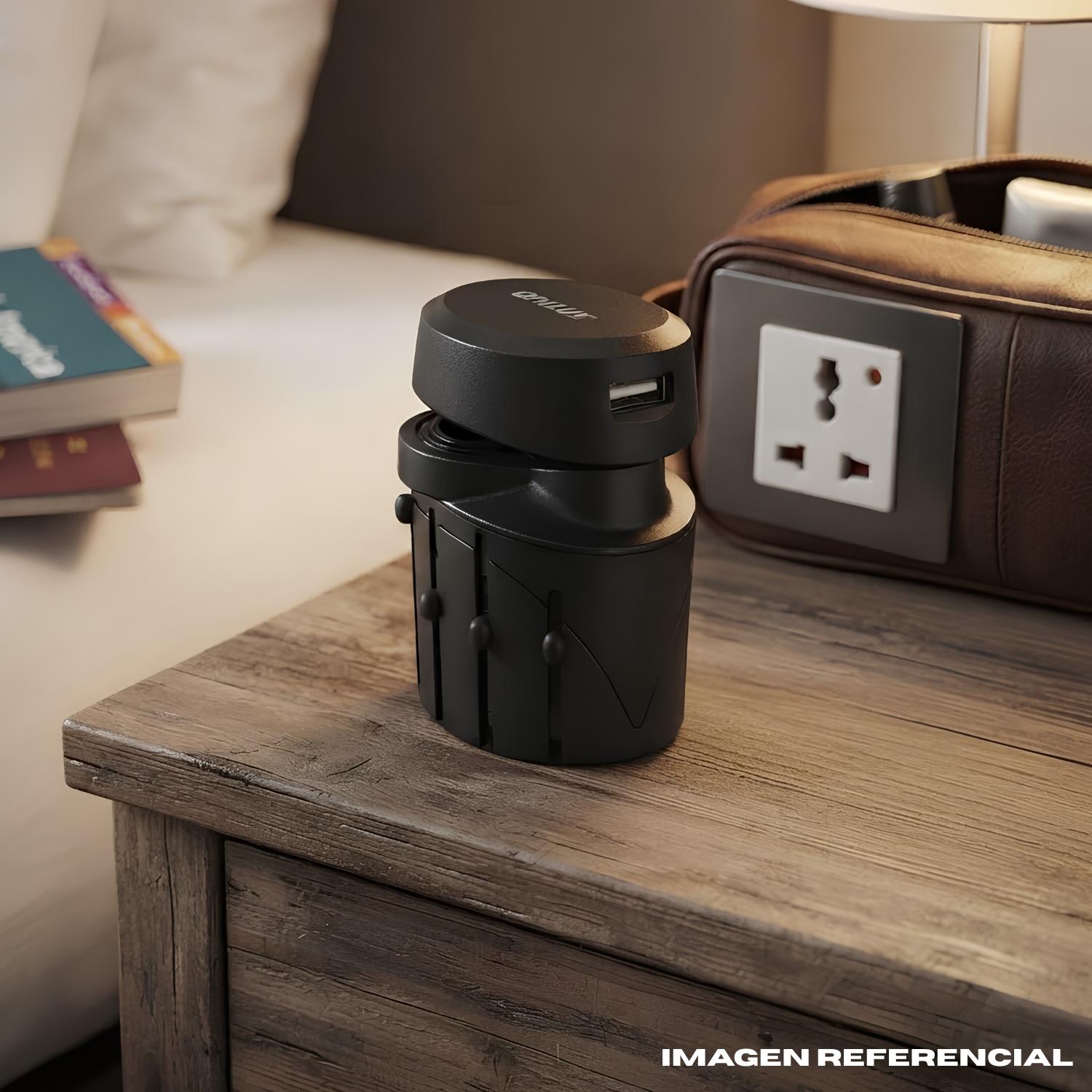 ADAPTADOR UNIVERSAL DE VIAJE + USB 1000W OPALUX - 2