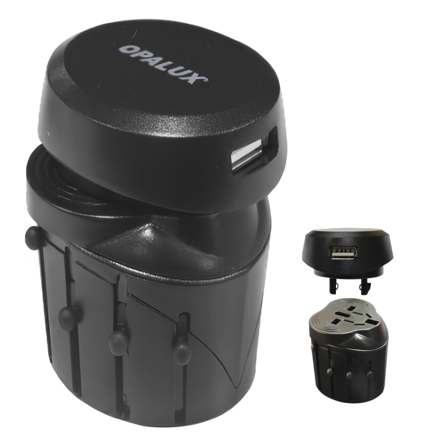 ADAPTADOR UNIVERSAL DE VIAJE + USB 1000W OPALUX - 4