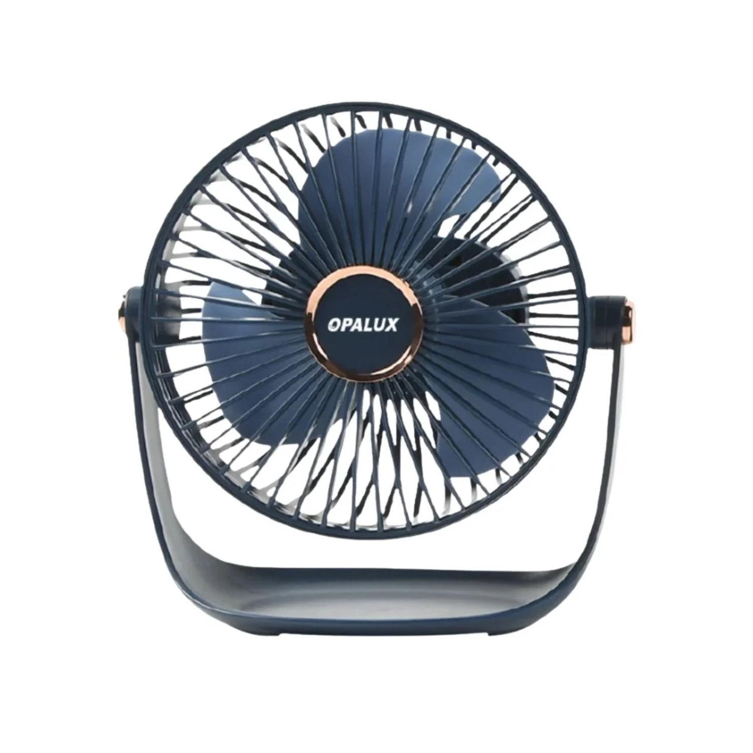 VENTILADOR PORTATIL RECARGABLE 5 VELOCIDADES AZUL OPALUX - 1