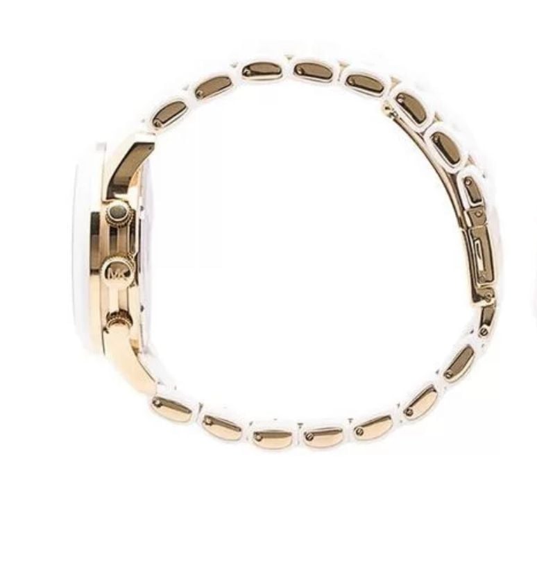RELOJ MICHAEL KORS MUJER ANÁLOGO RUNAWAY BLANCO DORADO - 2