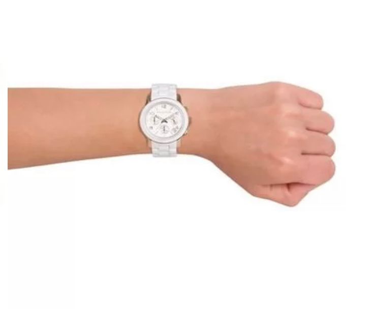 RELOJ MICHAEL KORS MUJER ANÁLOGO RUNAWAY BLANCO DORADO - 4