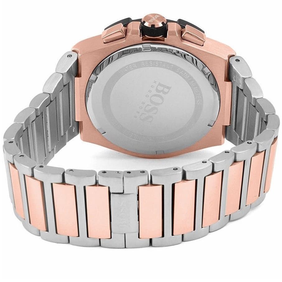 RELOJ HUGO BOSS SUPERNOVA ORO ROSA Y NEGRO - 4