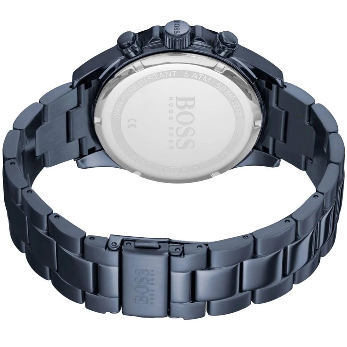 RELOJ HUGO BOSS HERO AZUL CORREA METAL - 3