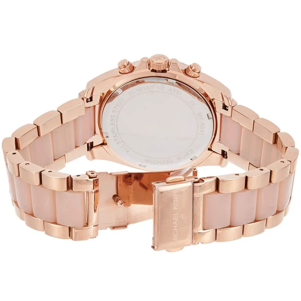 RELOJ MICHAEL KORS ORO ROSA CON CRISTALES ACERO INOXIDABLE - 3