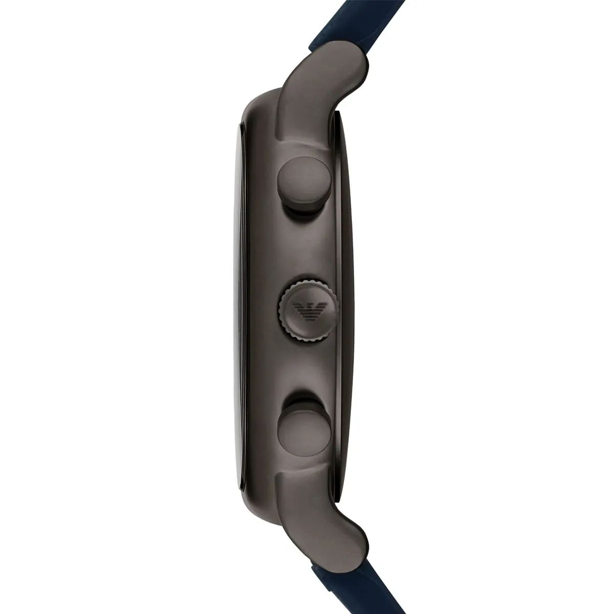 RELOJ EMPORIO ARMANI AZUL CRONOGRAFO CORREA SILICONA - 3
