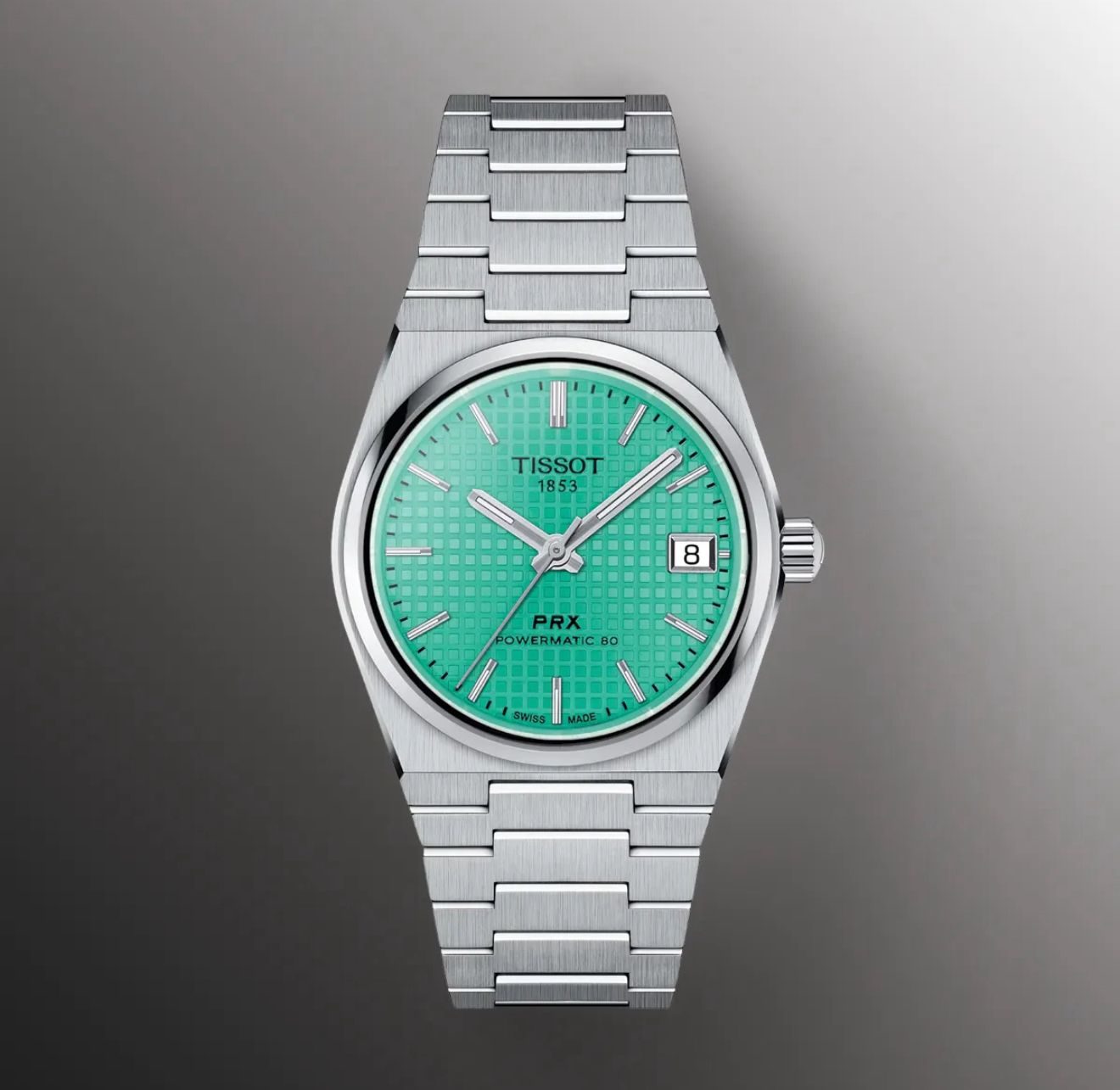 RELOJ TISSOT PRX AUTOMATICO  VERDE CLARO - 2