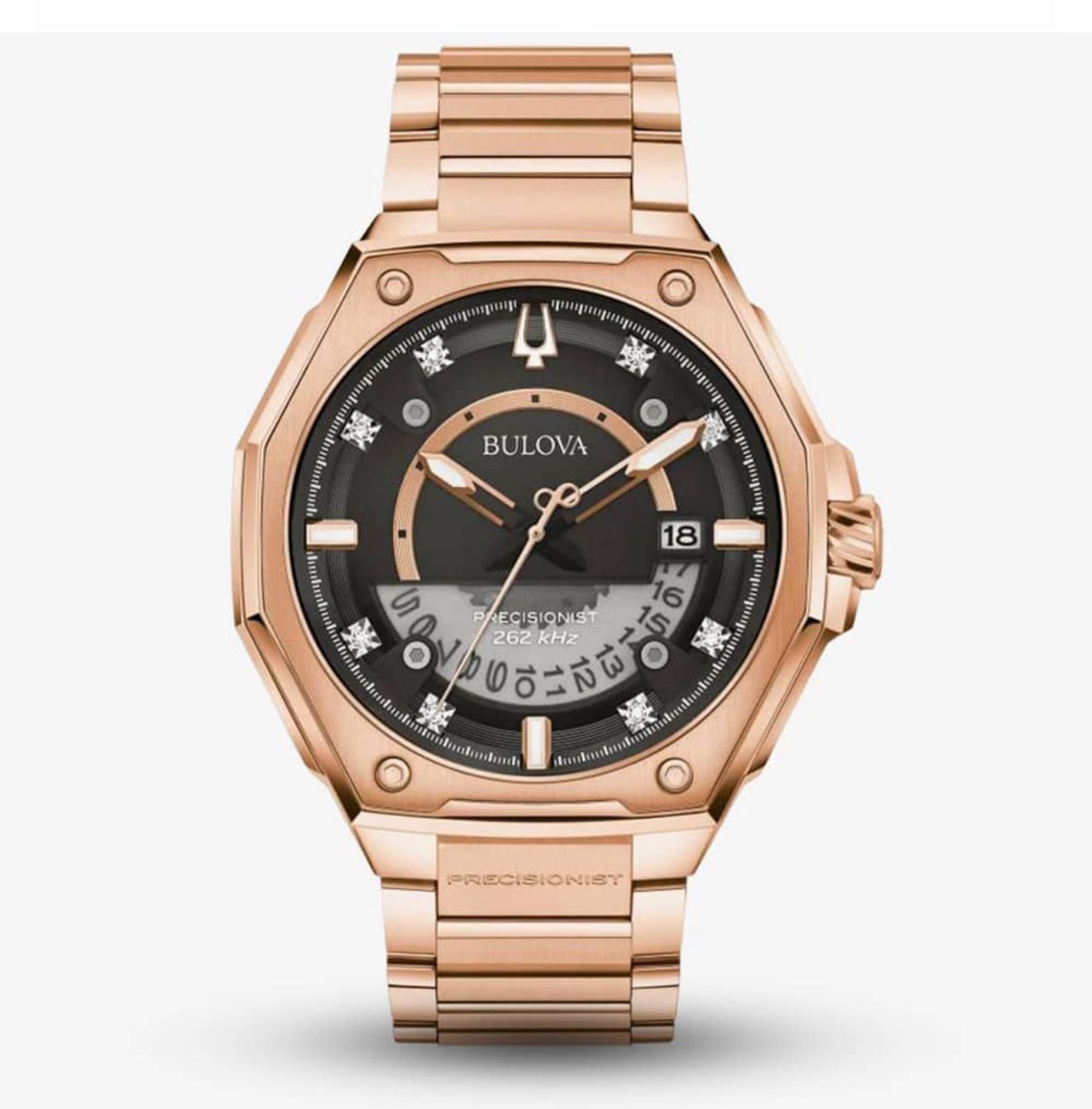 BULOVA PRECISIONIST X ORO ROSA ACERO INOXIDABLE - 1