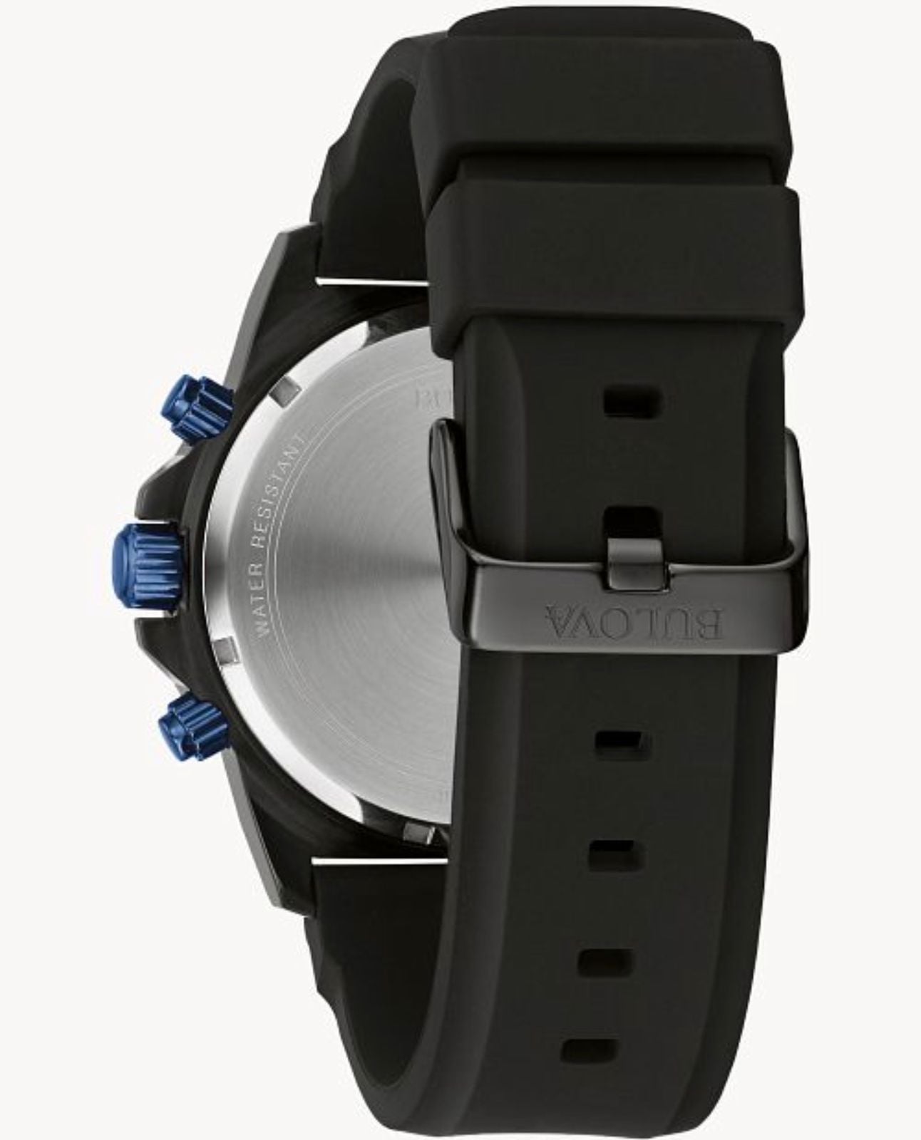 RELOJ BULOVA MARINE STAR CRONOGRAFO NEGRO CON AZUL ELECTRICO - 3