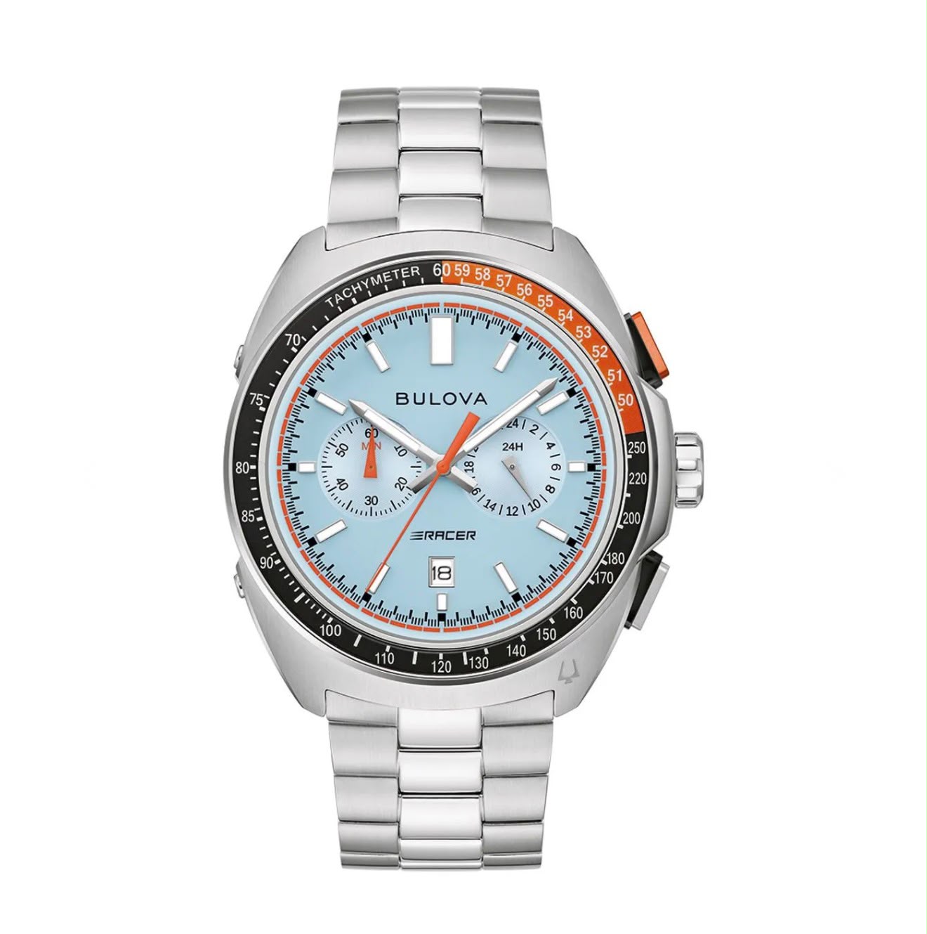 RELOJ BULOVA RACING CRONOGRAFO ESFERA CELESTE - 1
