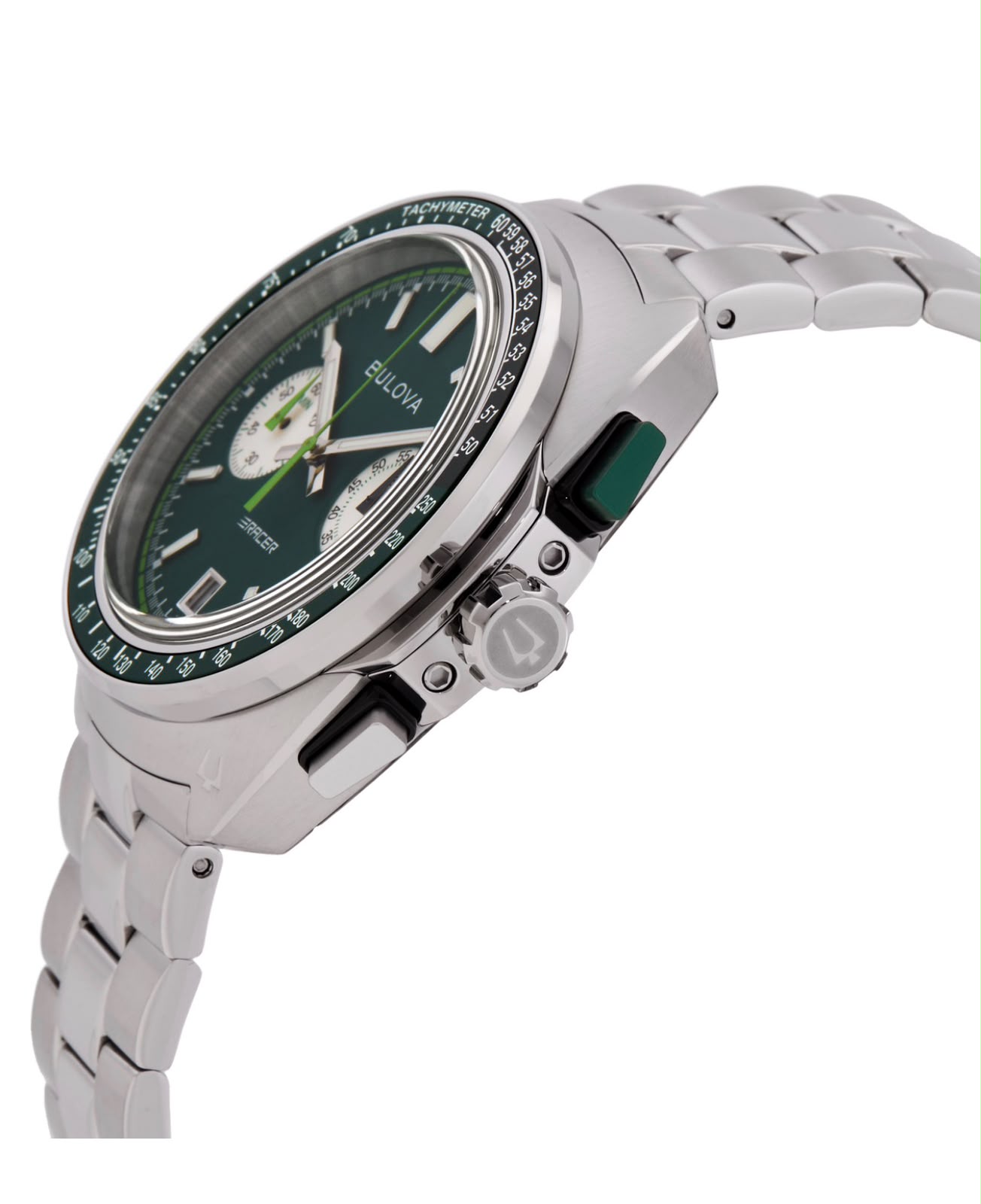 RELOJ BULOVA RACING CRONOGRAFO CARTULA VERDE - 4