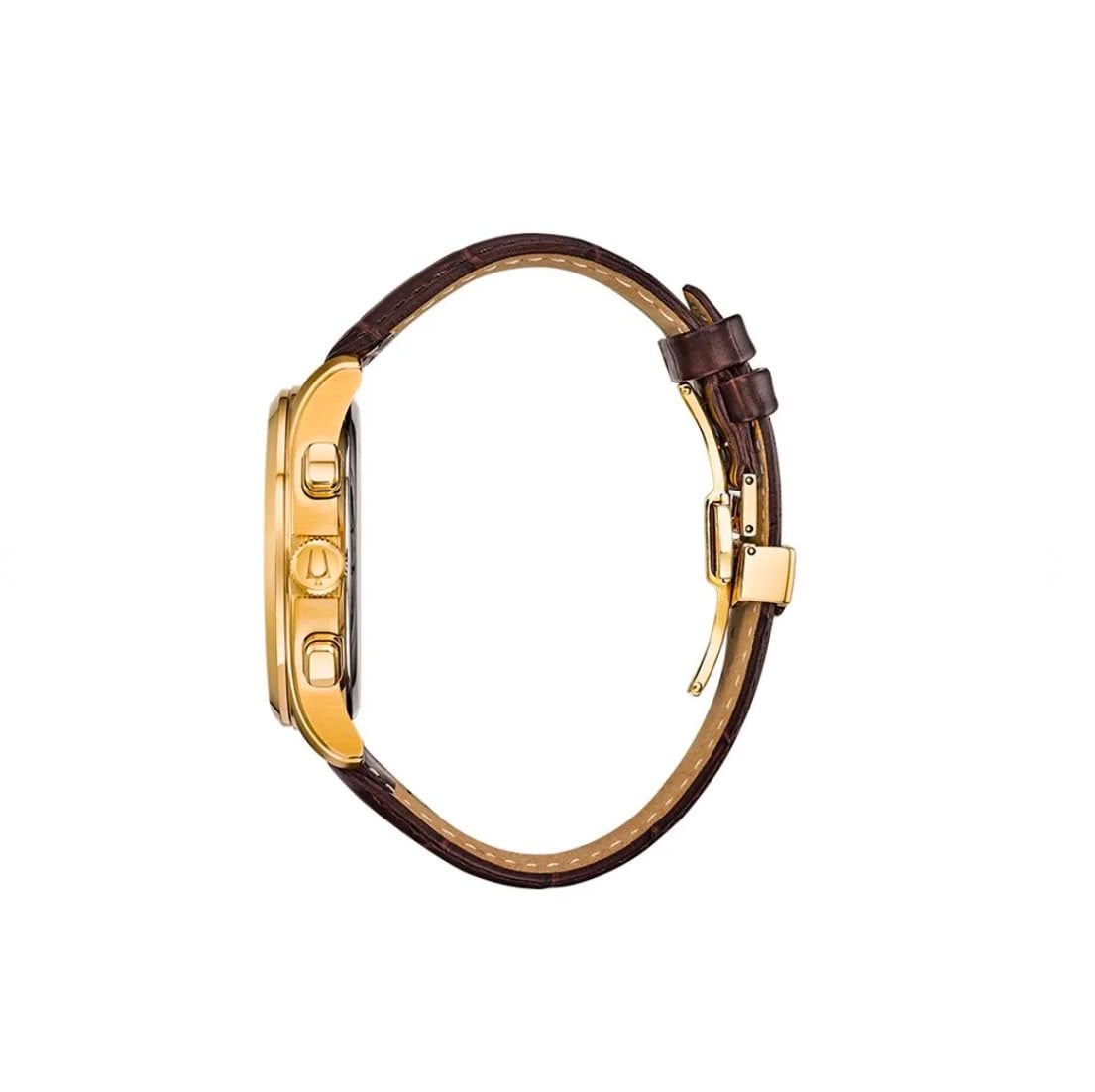 RELOJ BULOVA WILTON CRONOGRAFO DORADO - 2