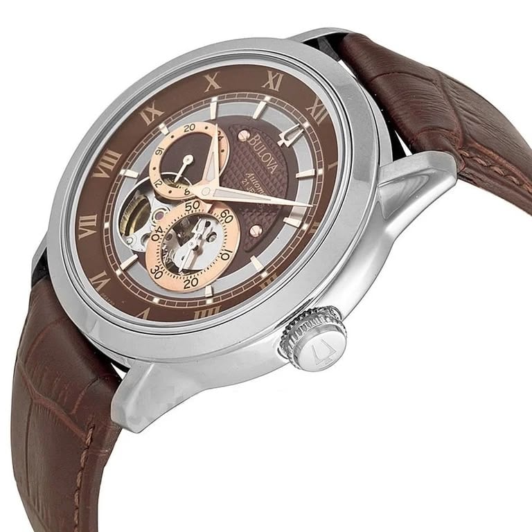 RELOJ BULLOVA CLASSIC SUTTON AUTOMATICO MARRON - 3