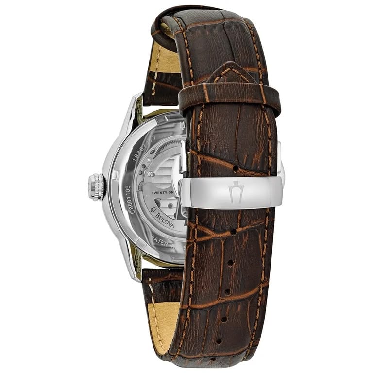 RELOJ BULLOVA CLASSIC SUTTON AUTOMATICO MARRON - 4