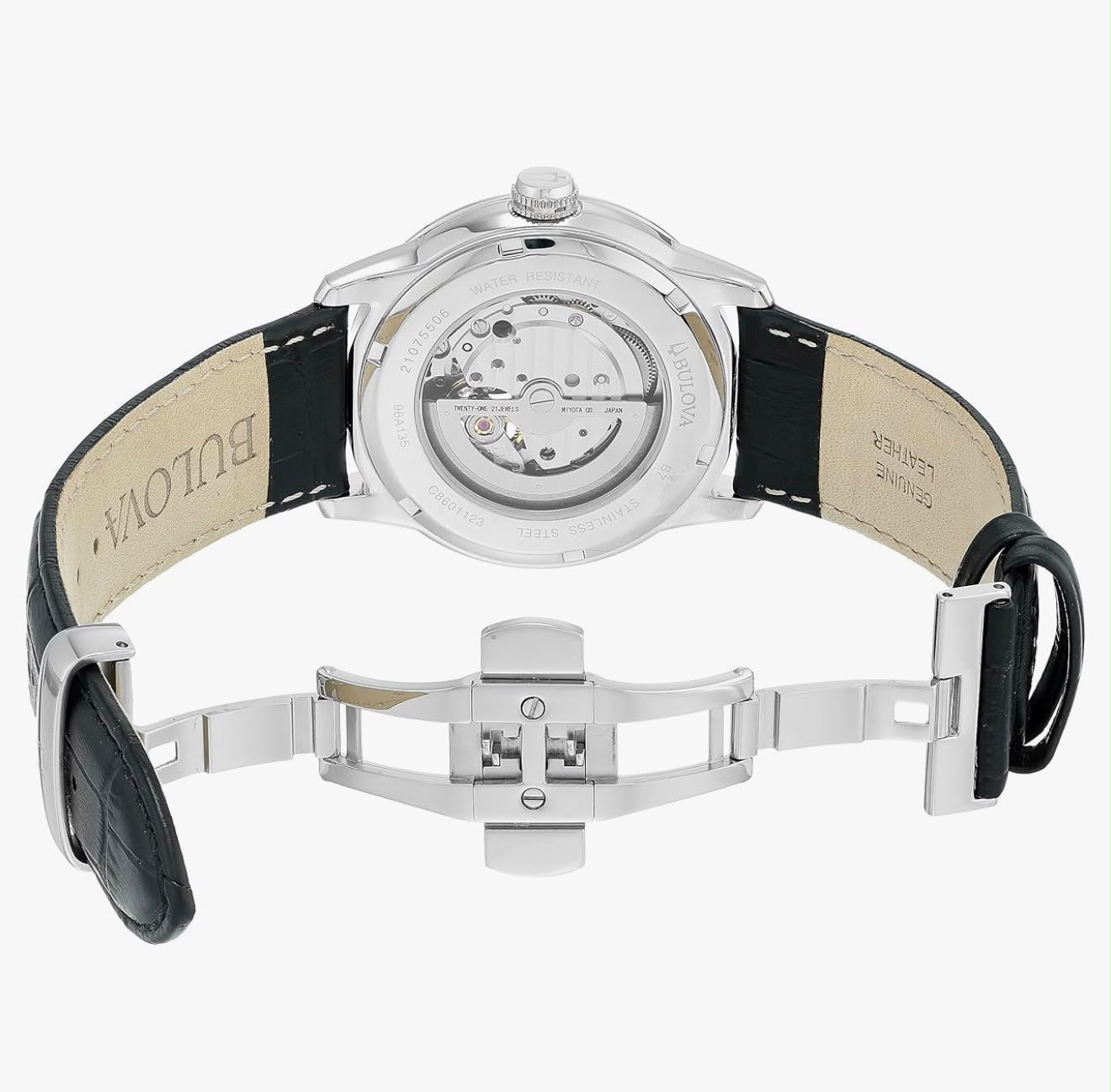 RELOJ BULOVA SUTTON CLASSIC AUTOMATICO NEGRO - 2