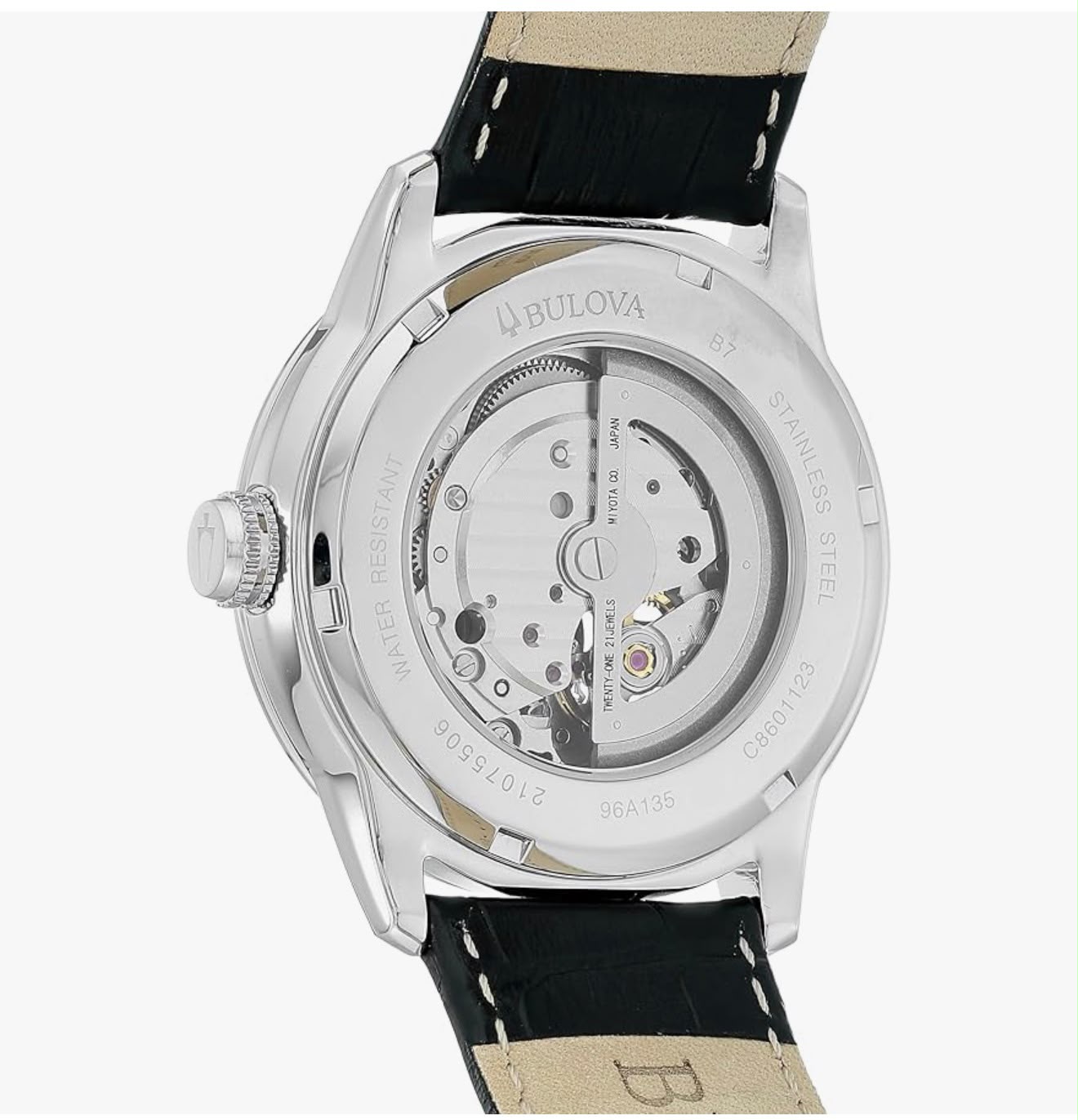 RELOJ BULOVA SUTTON CLASSIC AUTOMATICO NEGRO - 4
